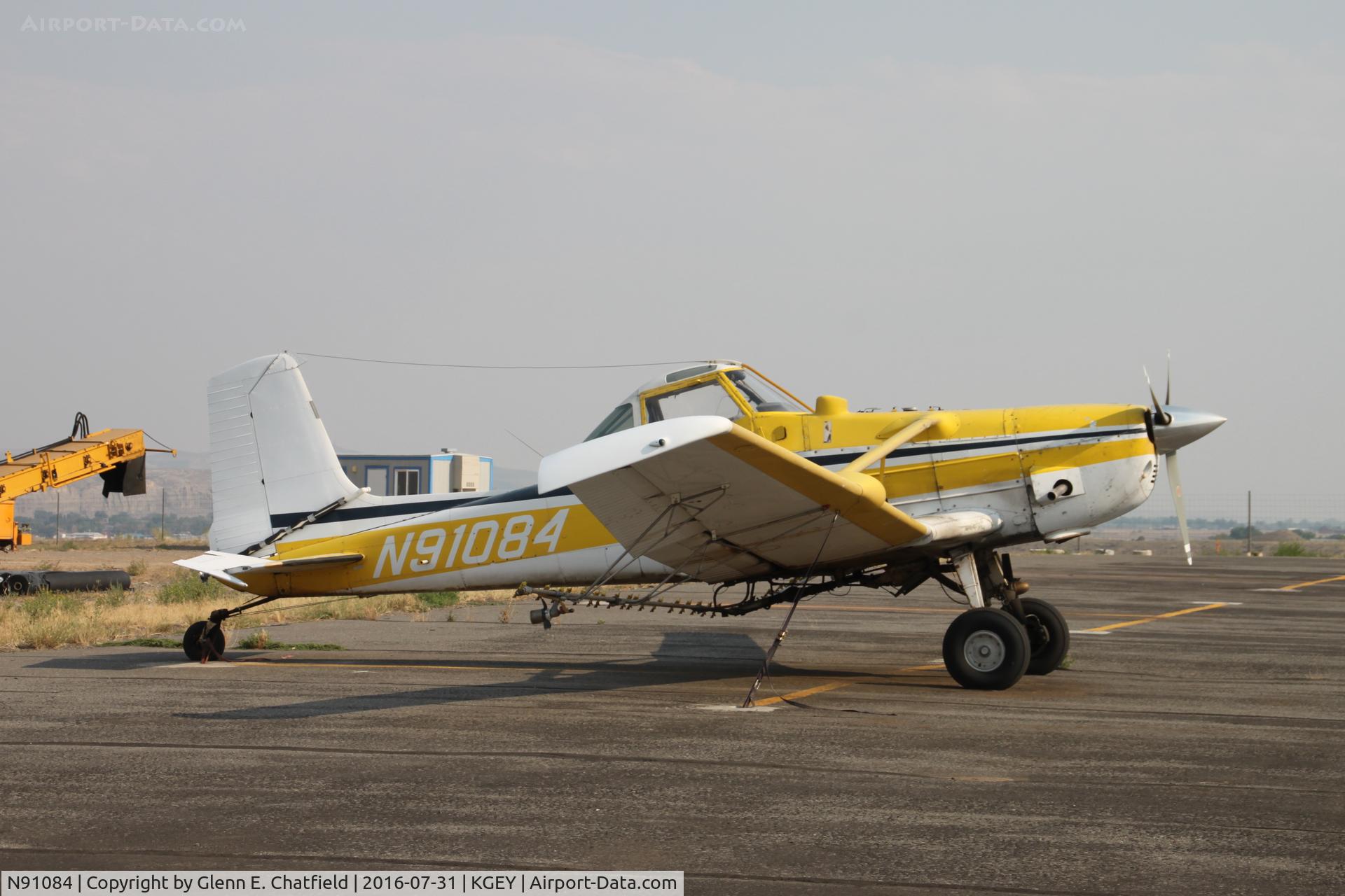 N91084, 1975 Cessna A188B C/N 18802020T, Found on the ramp.