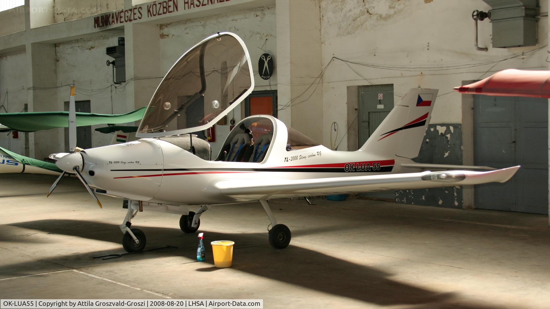 OK-LUA55, TL Ultralight TL-2000 Sting Carbon RG C/N 06ST155, Szentkirályszabadja Airport, Hungary