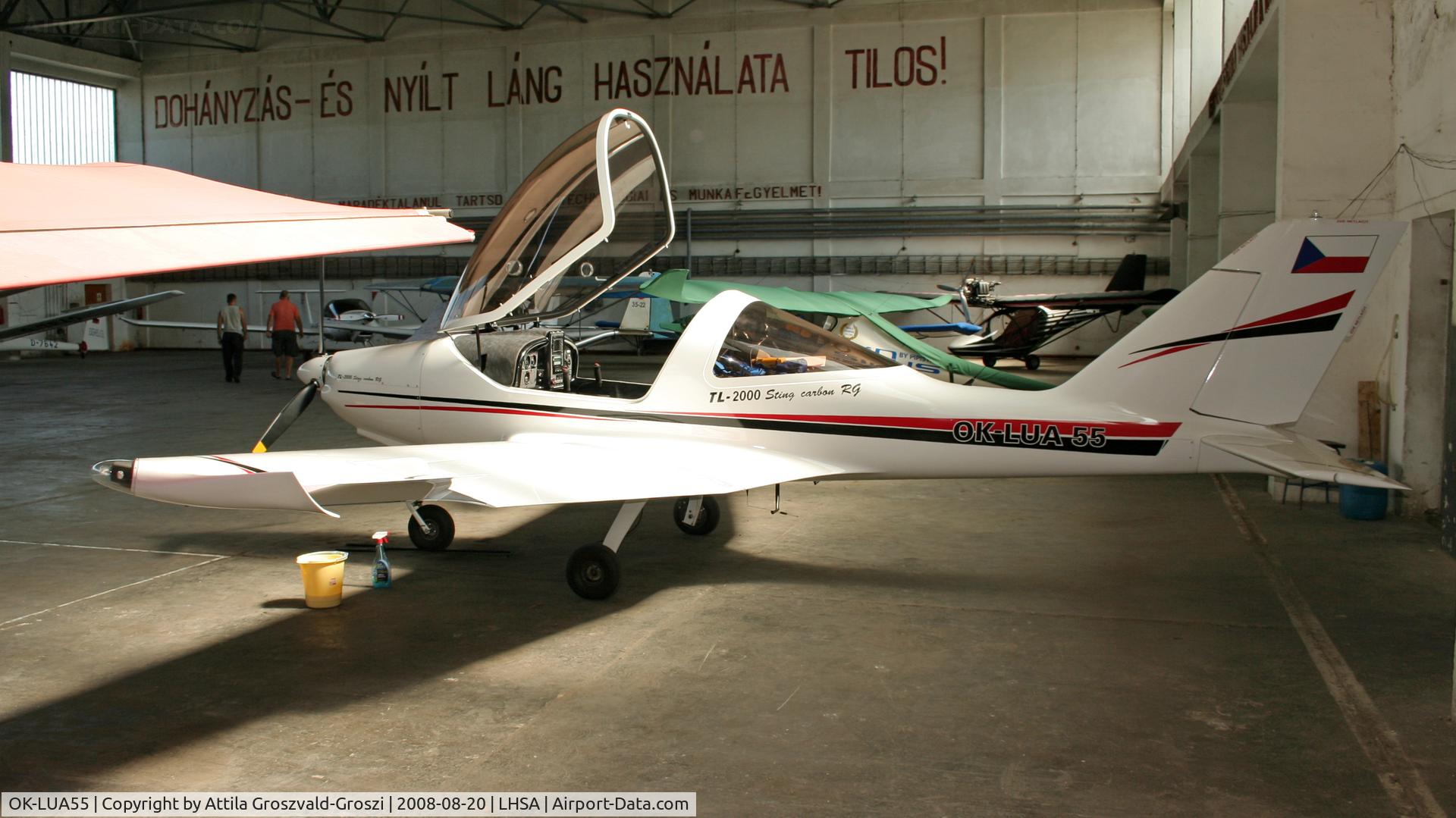 OK-LUA55, TL Ultralight TL-2000 Sting Carbon RG C/N 06ST155, Szentkirályszabadja Airport, Hungary