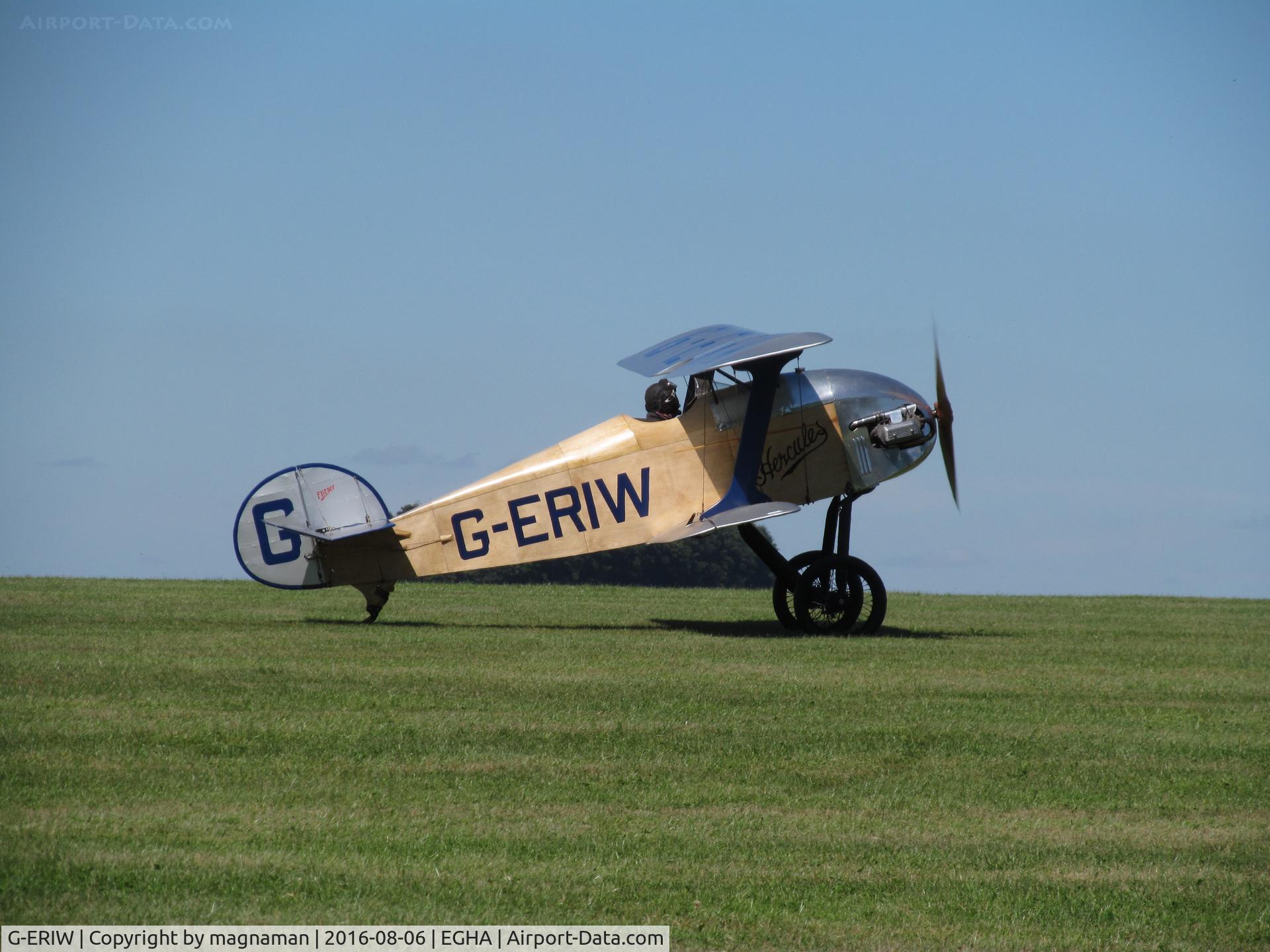 G-ERIW, 2005 Staaken Z-21 Flitzer C/N PFA 223-13834, leaving compton