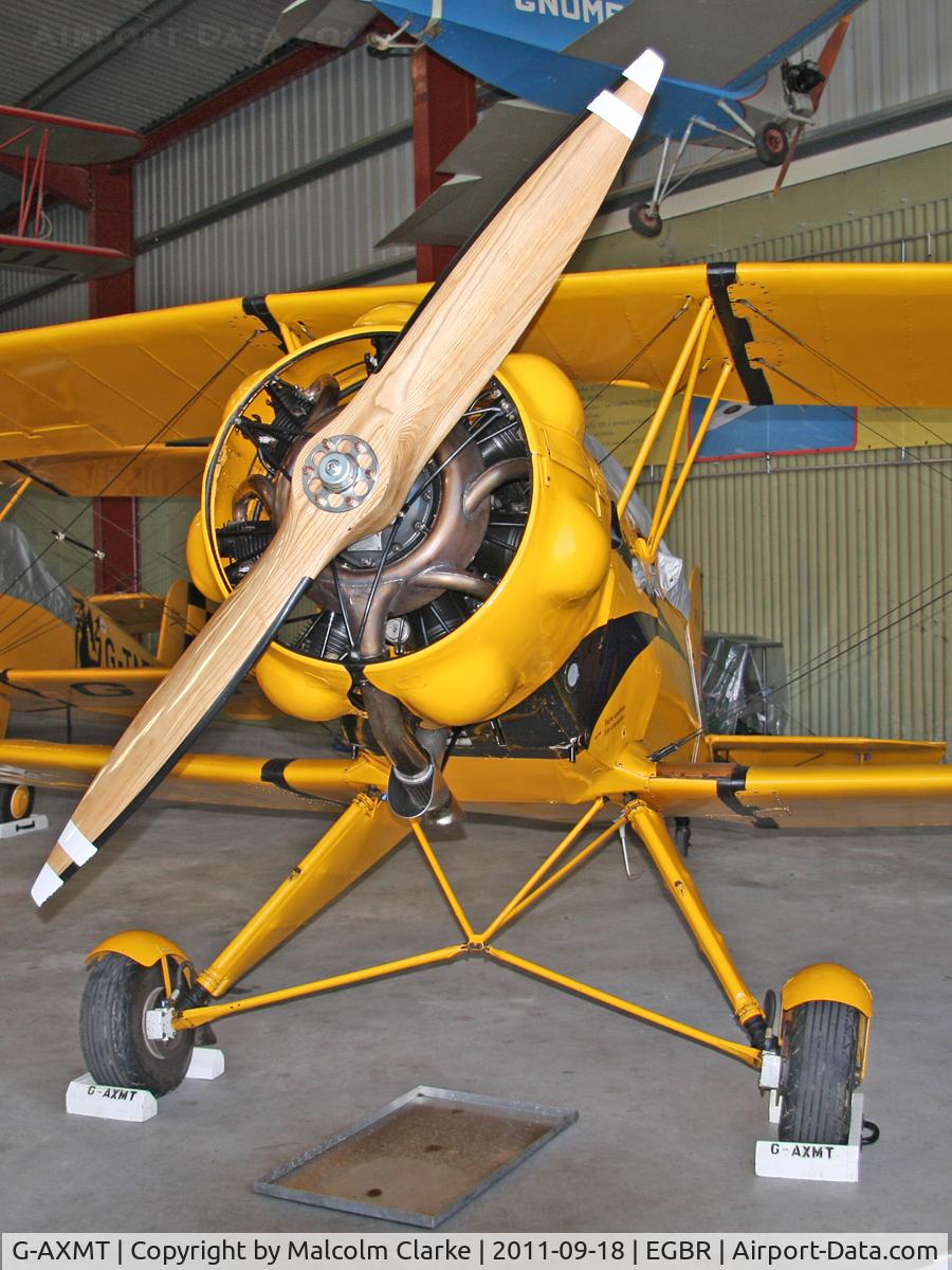 G-AXMT, 1938 Bucker Bu-133C Jungmeister C/N 46, Doflug Bu-133C Jungmeister at Breighton Airfield's Helicopter Fly-In, September 2011.