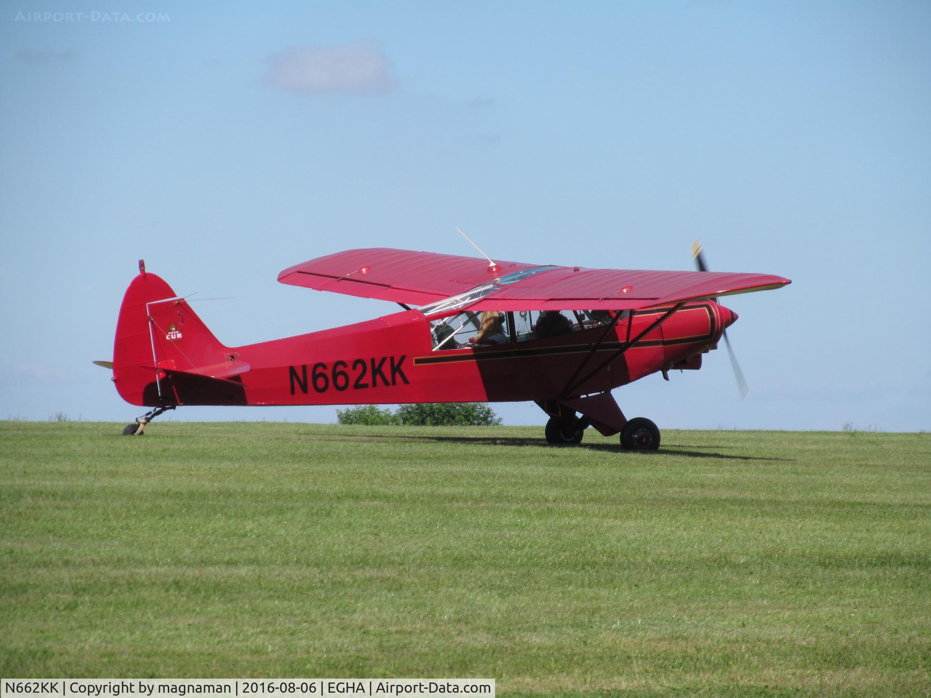 N662KK, 1982 Piper PA-18-150 Super Cub C/N 18-8209023, at compton