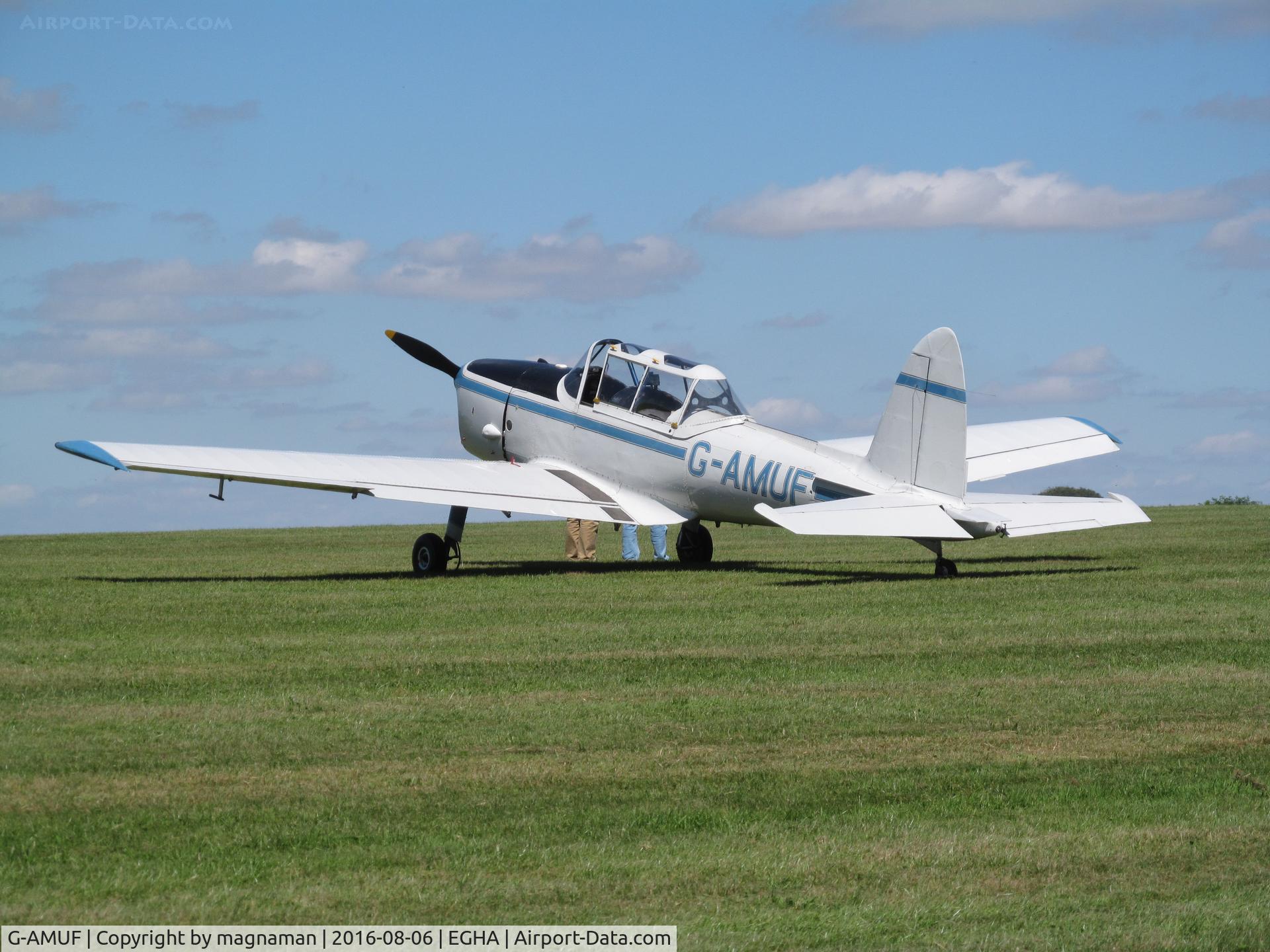 G-AMUF, 1952 De Havilland DHC-1 Chipmunk 21 C/N C1/0832, parked up
