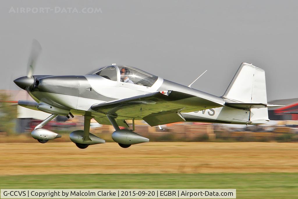 G-CCVS, 2010 Vans RV-6A C/N PFA 181A-13413, Vans RV-6A at The Real Aeroplane Club's Helicopter Fly-In, Breighton Airfield, September 20th 2015.