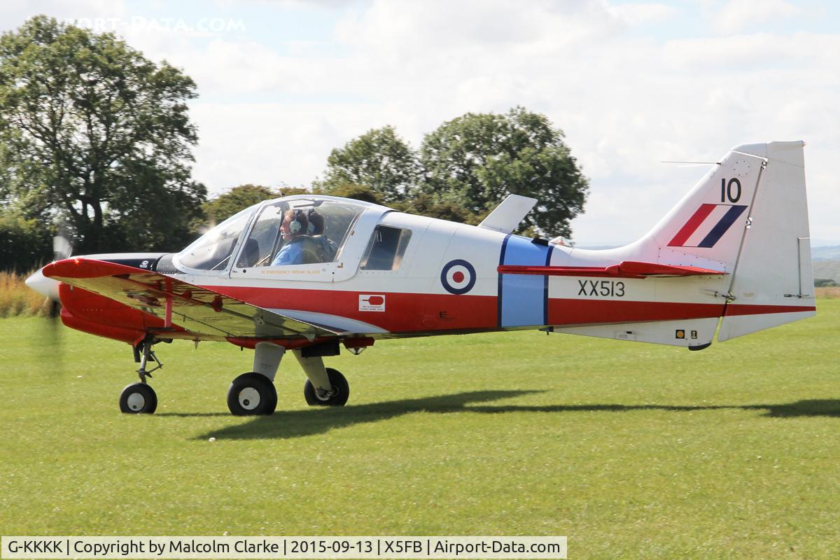G-KKKK, 1973 Scottish Aviation Bulldog T.1 C/N BH120/199, Scottish Aviation Bulldog T.1, Fishburn Airfield, September 13th 2015.