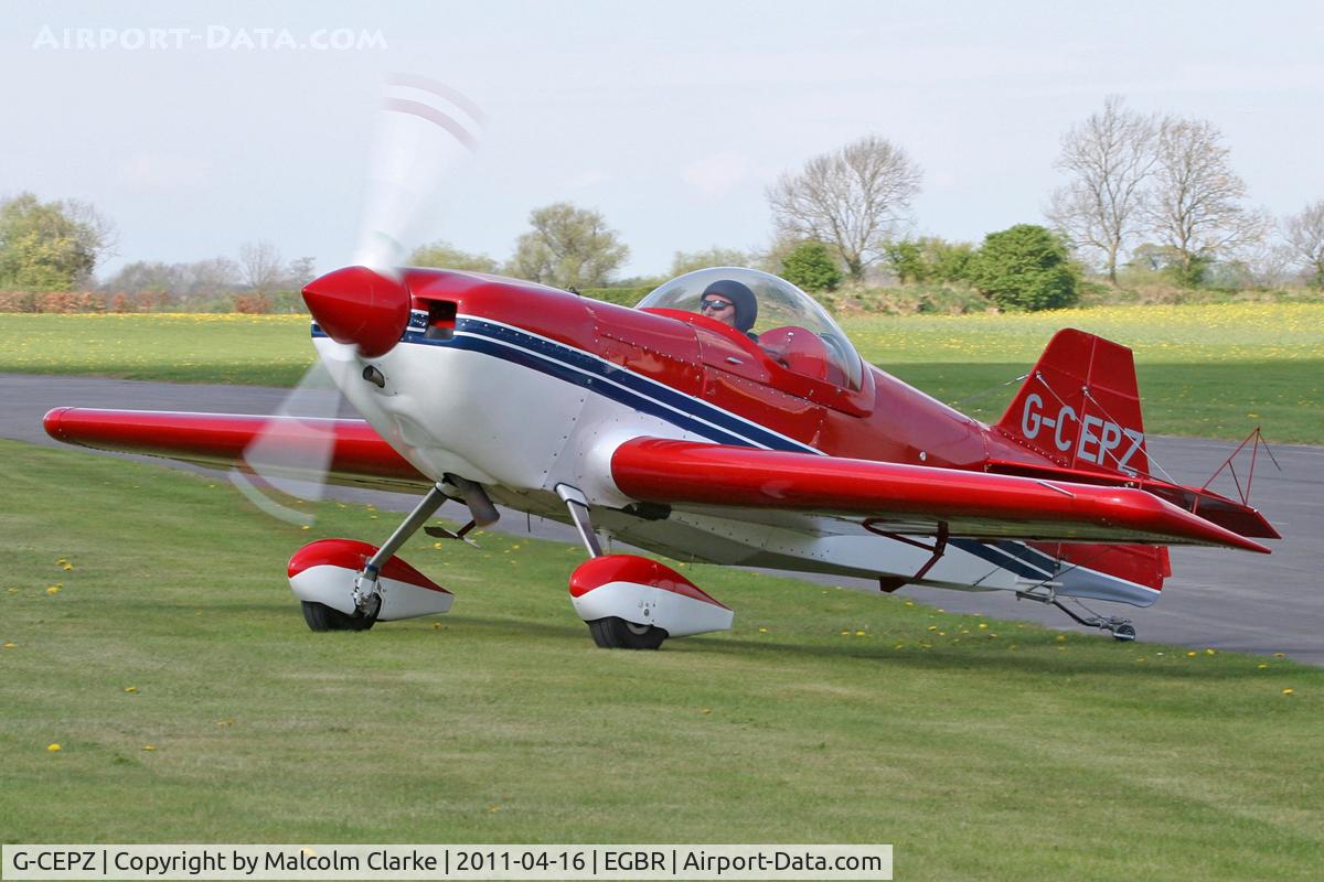 G-CEPZ, 1996 Rihn DR-107 One Design C/N 0038, Rihn DR-107 One Design, Breighton Airfield, April 2011.