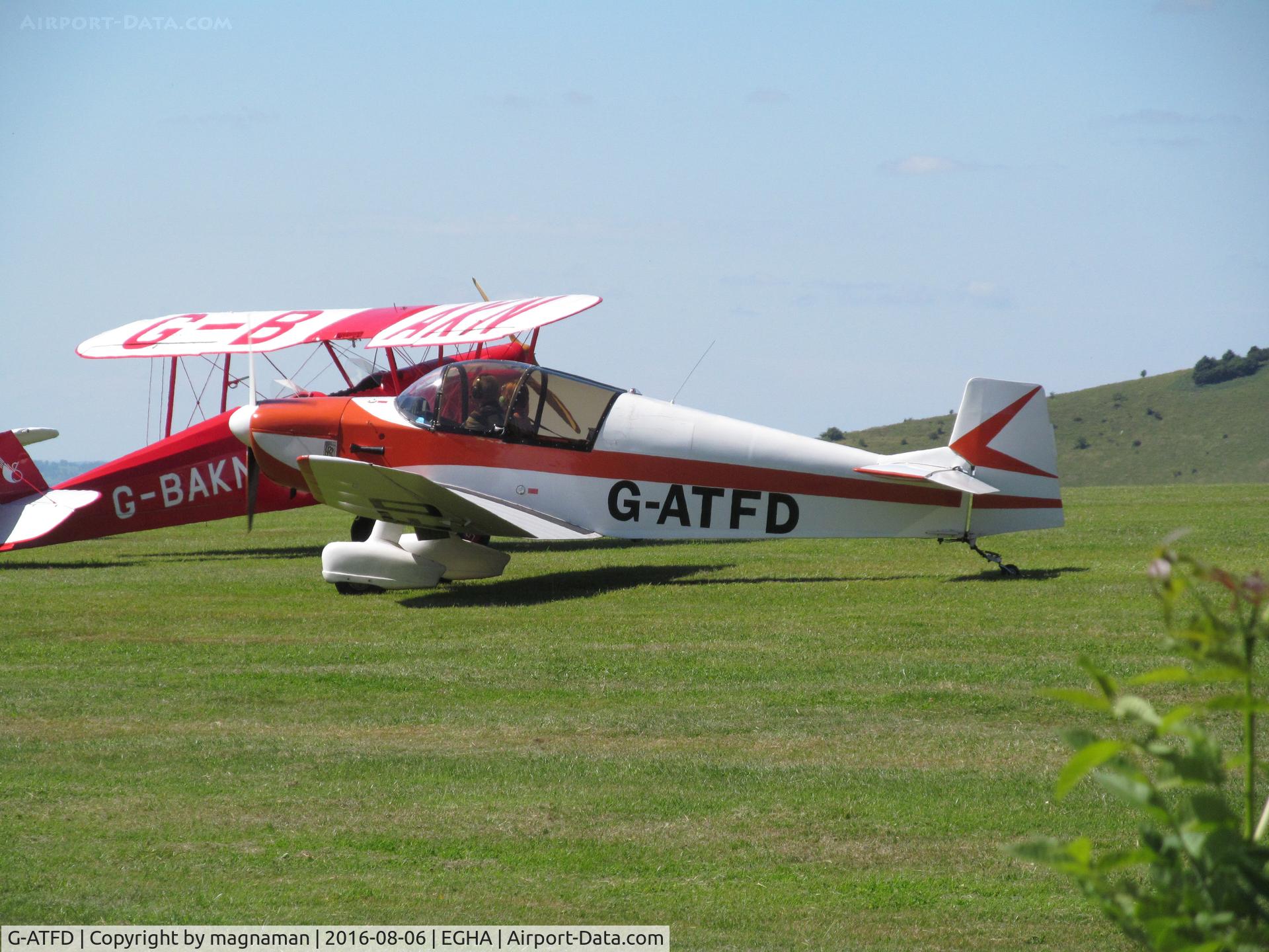 G-ATFD, 1962 Jodel DR-1050 Ambassadeur C/N 311, parking up