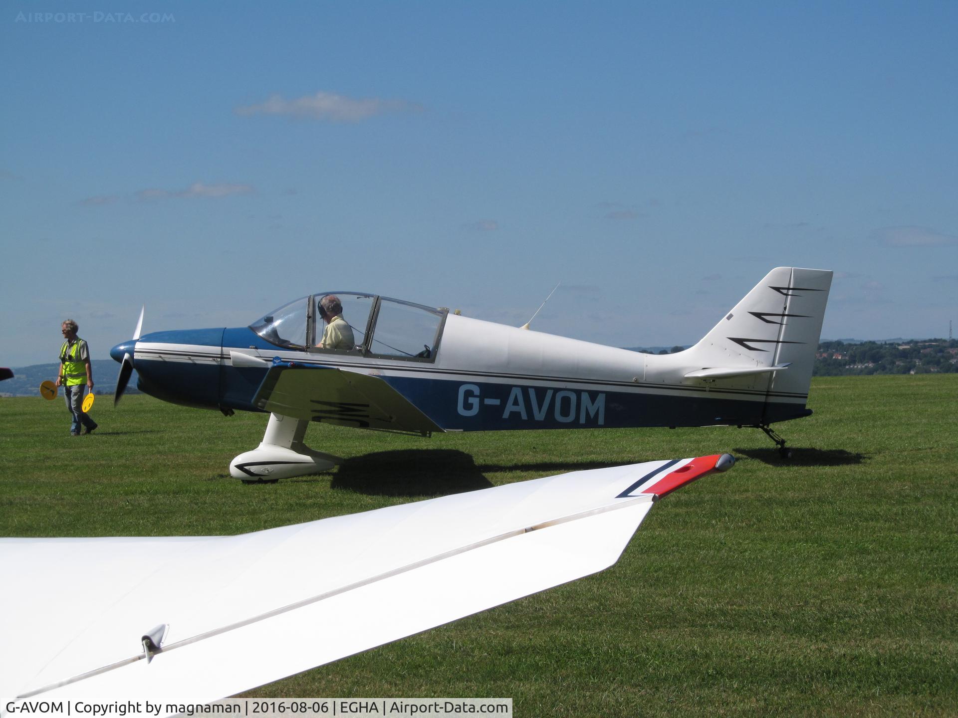 G-AVOM, 1967 CEA Jodel DR-221 Dauphin C/N 65, parking