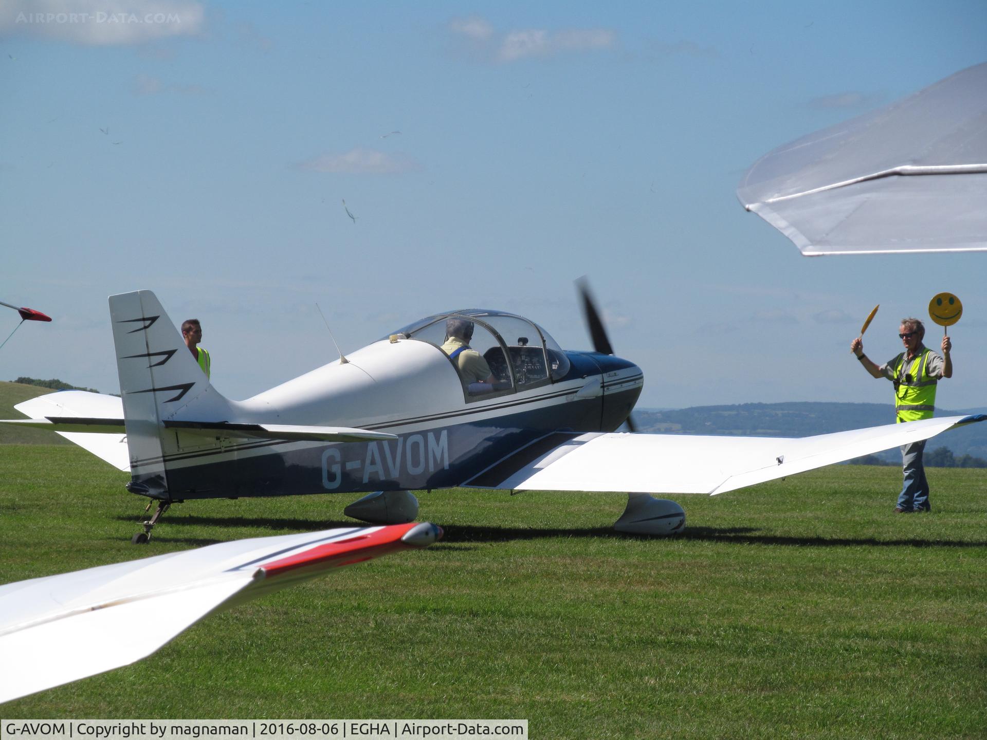 G-AVOM, 1967 CEA Jodel DR-221 Dauphin C/N 65, watch the smiley face