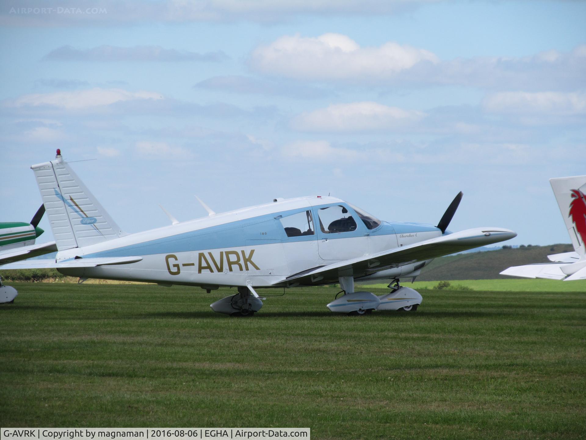 G-AVRK, 1967 Piper PA-28-180 Cherokee C/N 28-4041, old cherokee