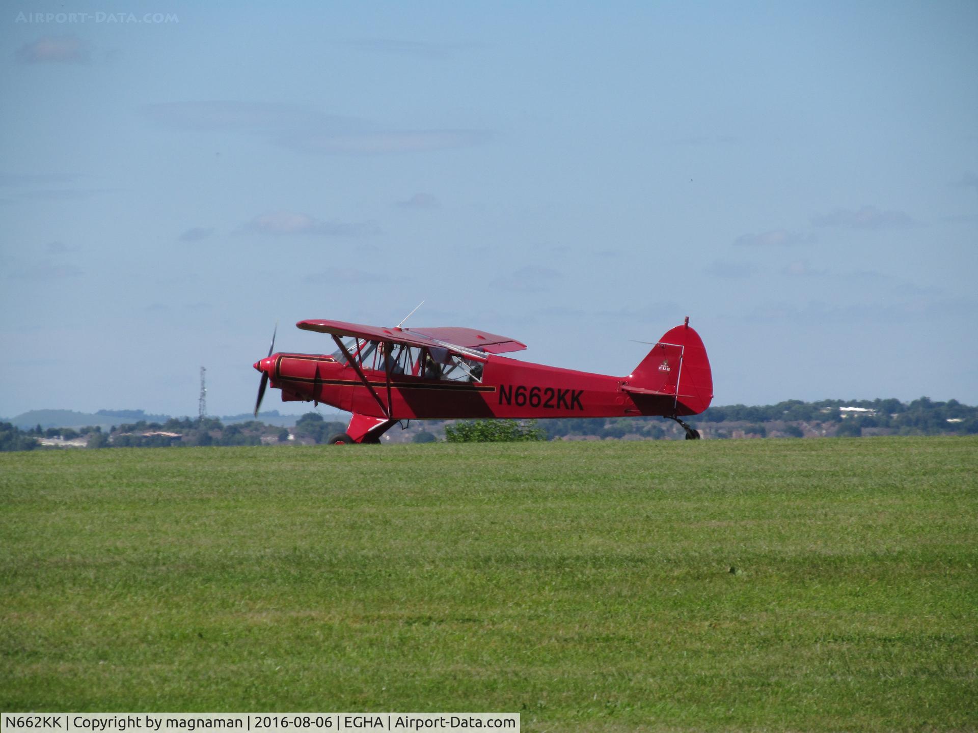 N662KK, 1982 Piper PA-18-150 Super Cub C/N 18-8209023, just landed