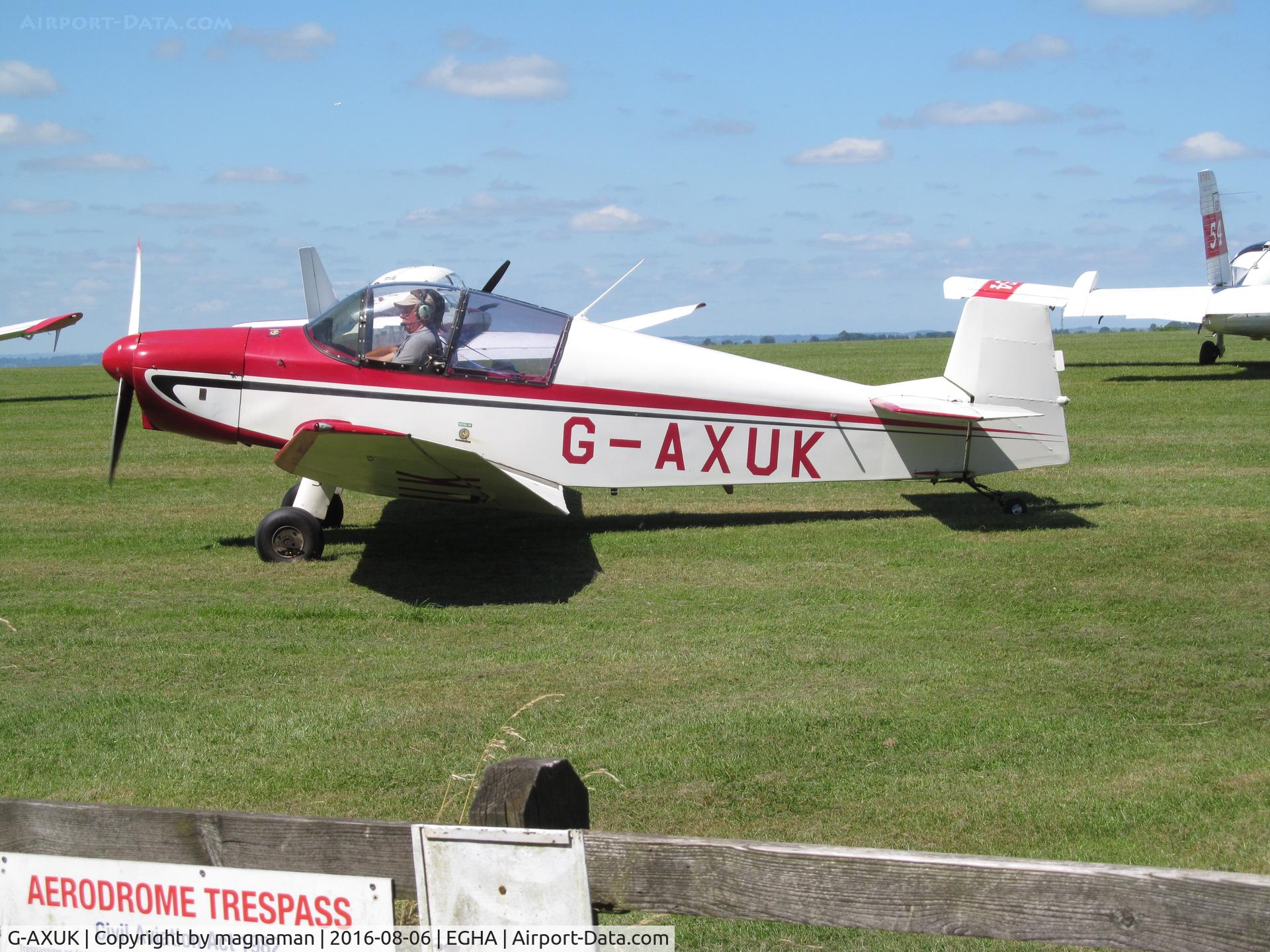 G-AXUK, 1962 SAN Jodel DR-1050 Ambassadeur C/N 292, parking up