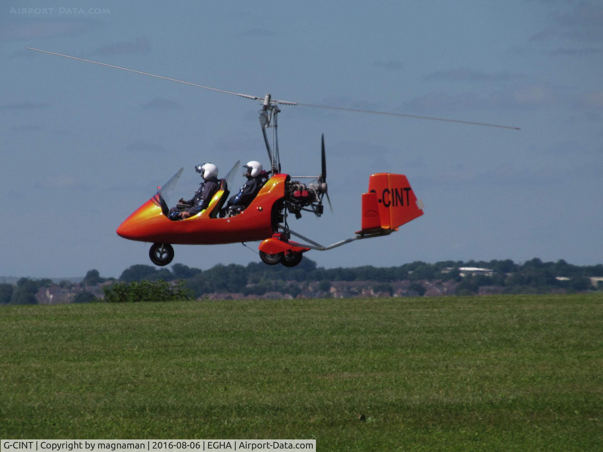 G-CINT, 2014 Rotorsport Uk MTOsport C/N RSUK/MTOS/056, about to touch down