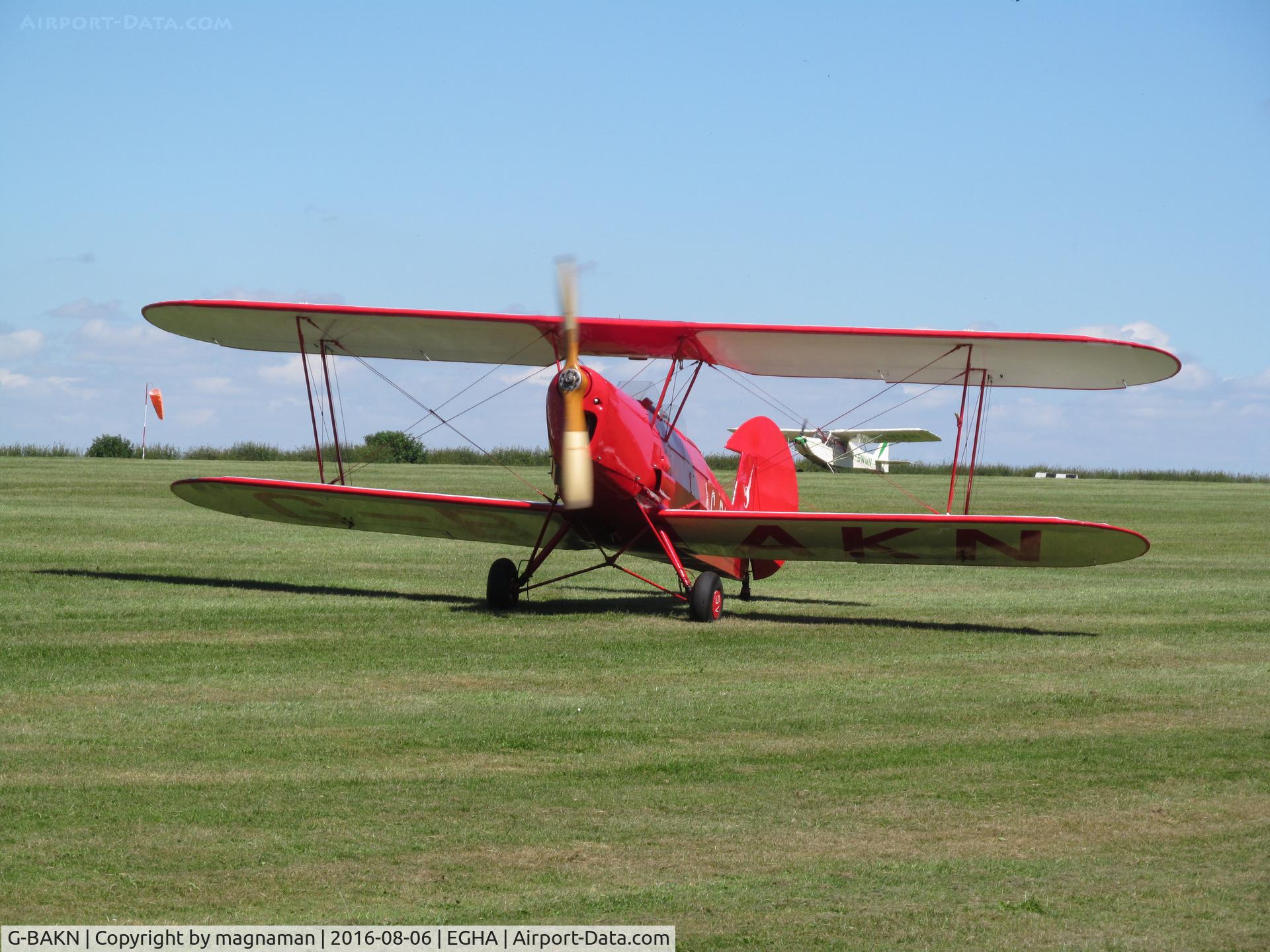 G-BAKN, 1946 Stampe-Vertongen SV-4C C/N 348, just arrived