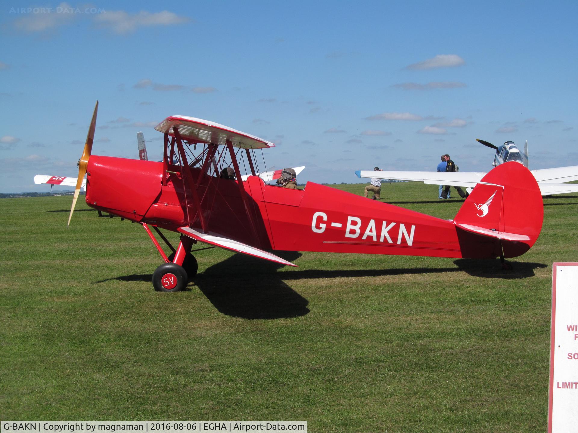 G-BAKN, 1946 Stampe-Vertongen SV-4C C/N 348, parking up
