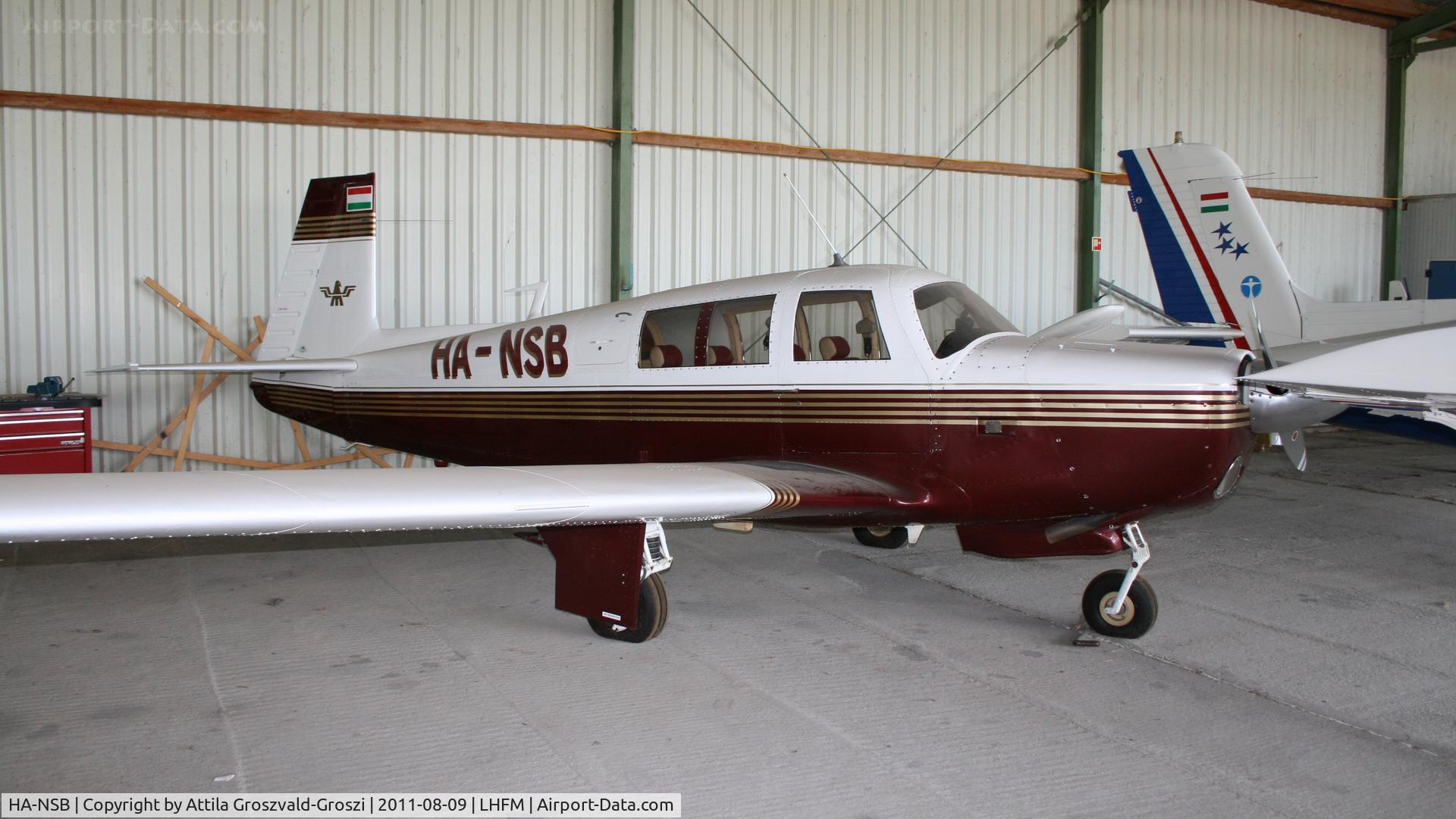HA-NSB, 1968 Mooney M20C Ranger C/N 680180, Fertoszentmiklós, Meidl-Airport, Hungary