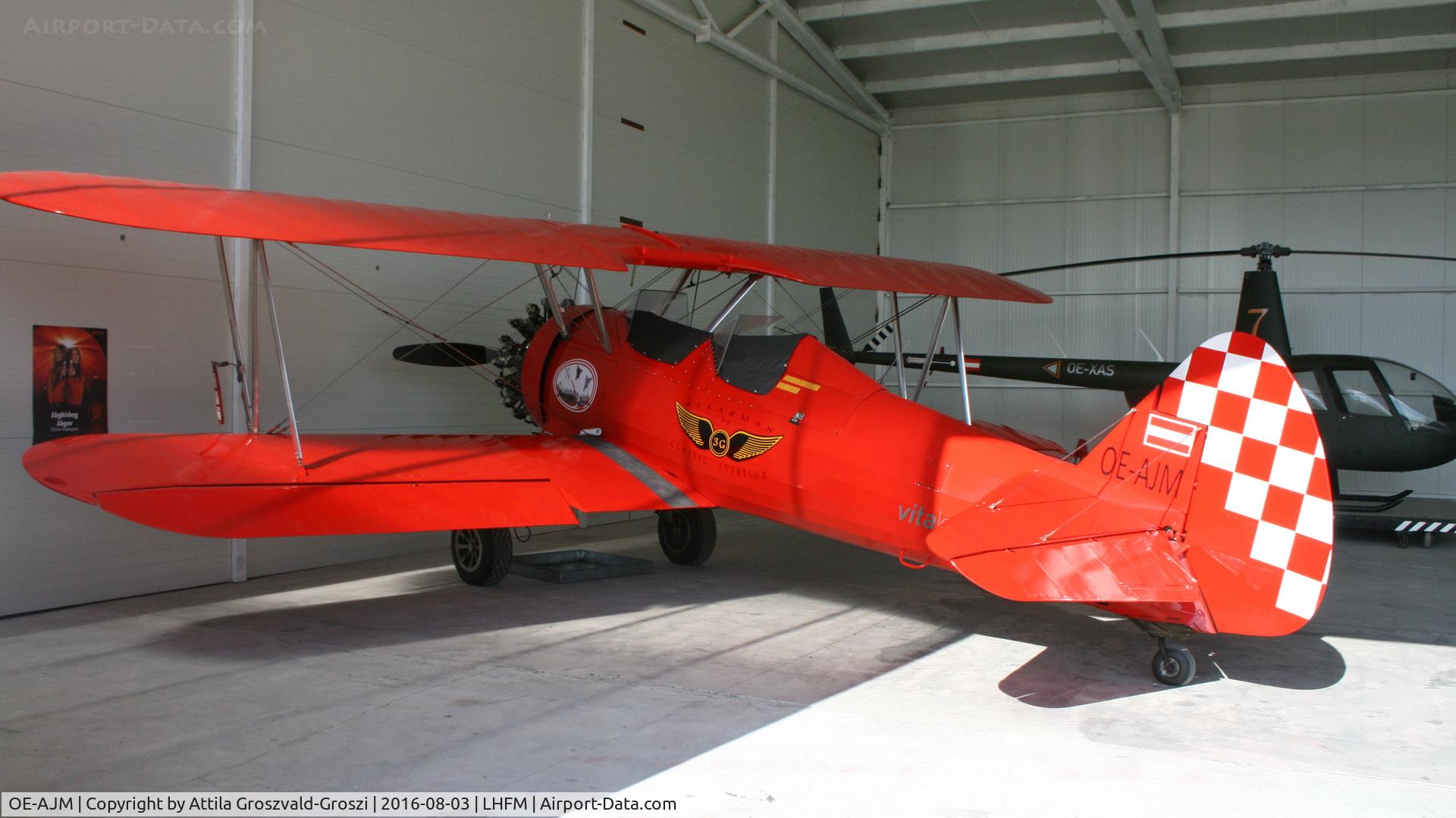 OE-AJM, Boeing E75 C/N 75-5498, Fertoszentmiklós, Meidl-Airport, Hungary