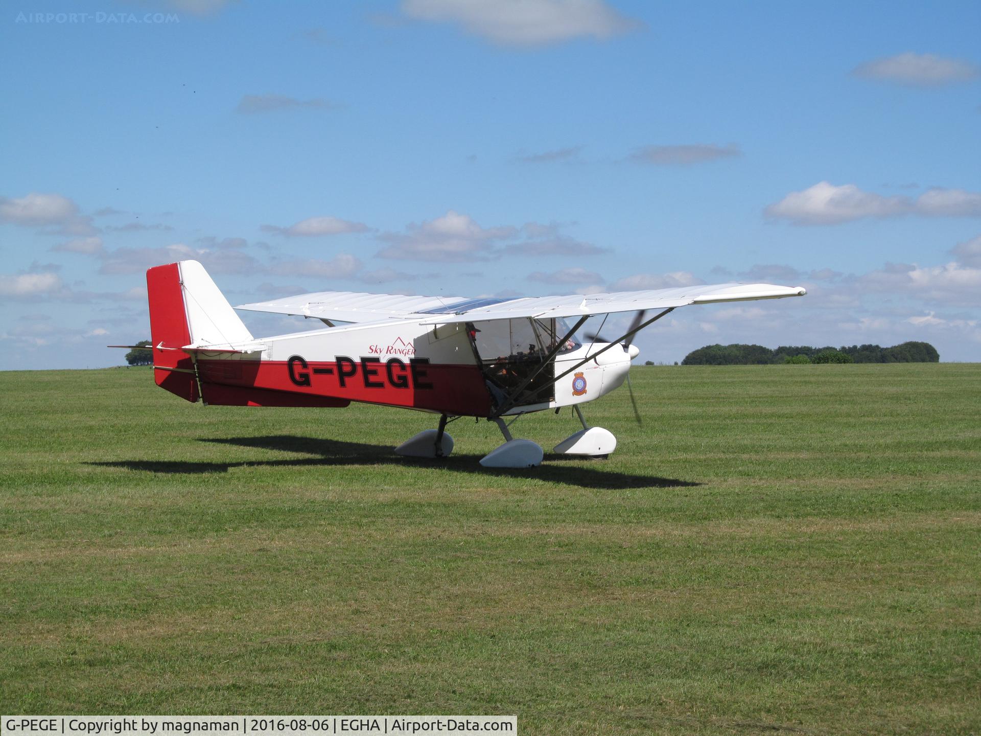G-PEGE, 2006 Skyranger 912(2) C/N BMAA/HB/479, leaving the sunny fly in