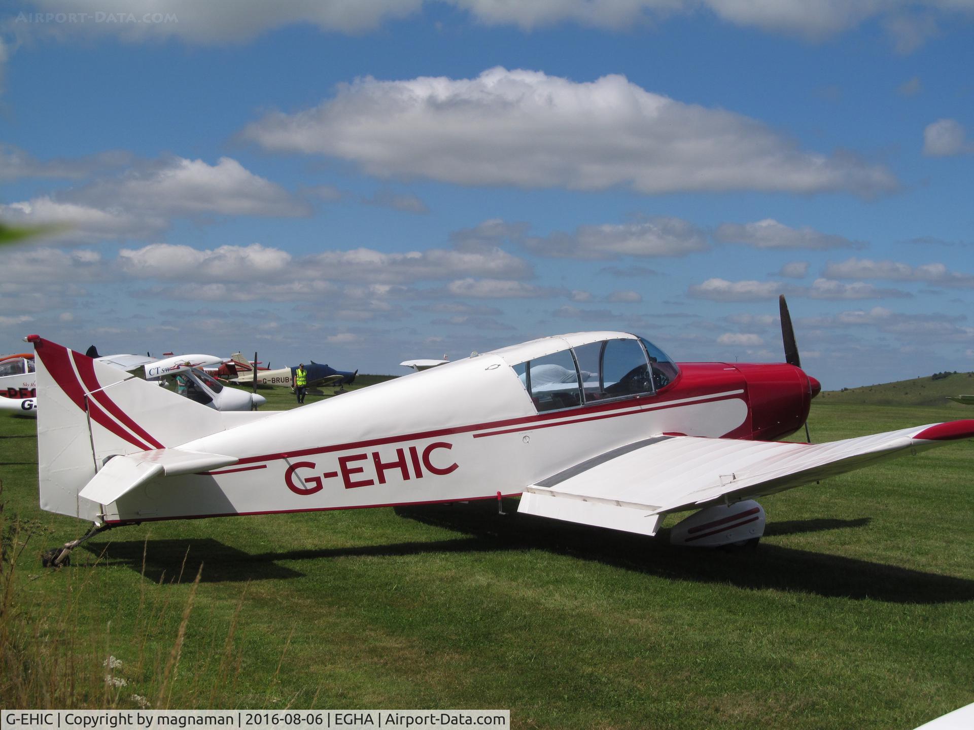 G-EHIC, 1961 Jodel D-140B Mousequetaire II C/N 53, unusual tail design