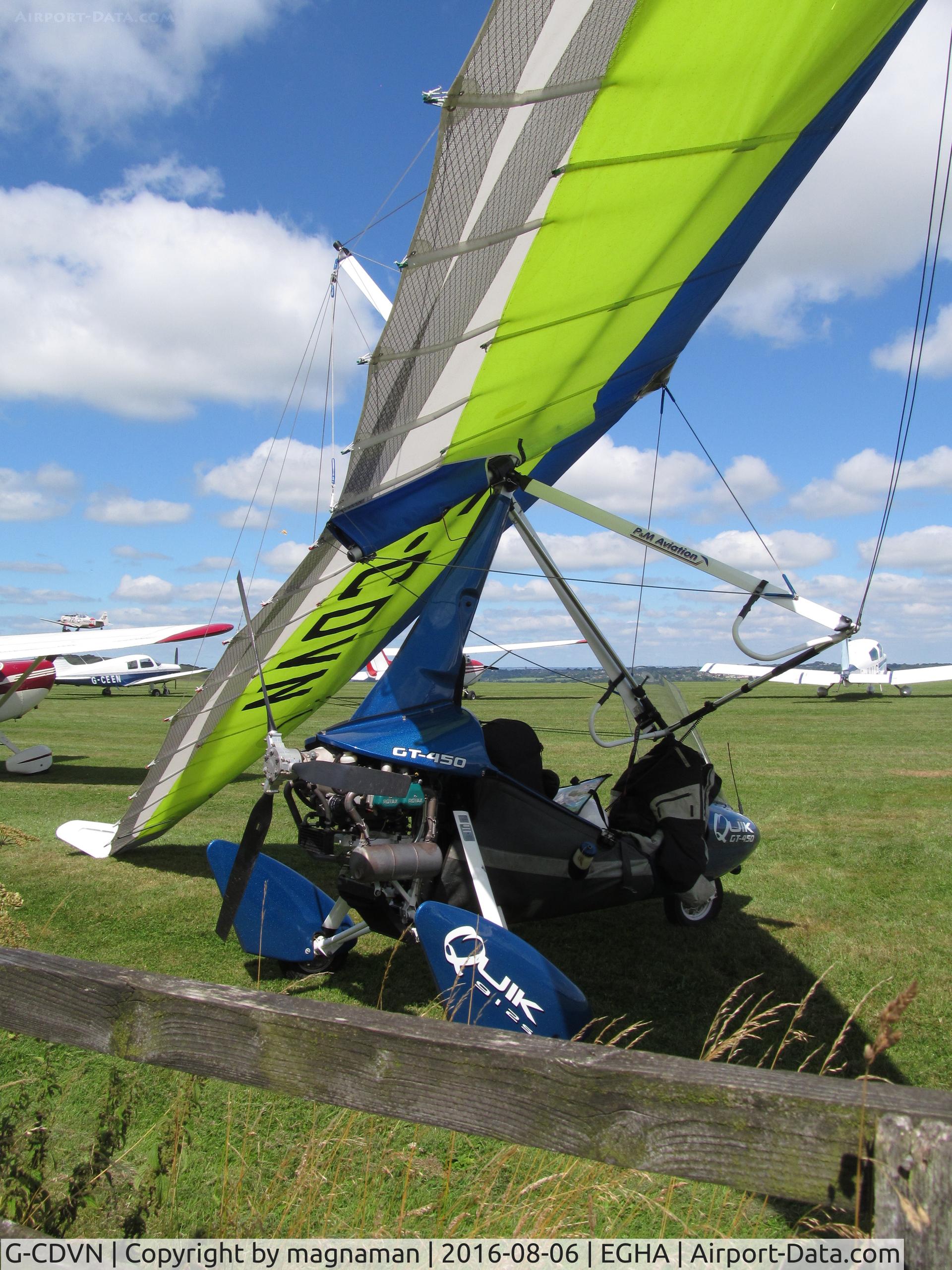 G-CDVN, 2006 P&M Aviation Quik GT450 C/N 8176, nice microlight