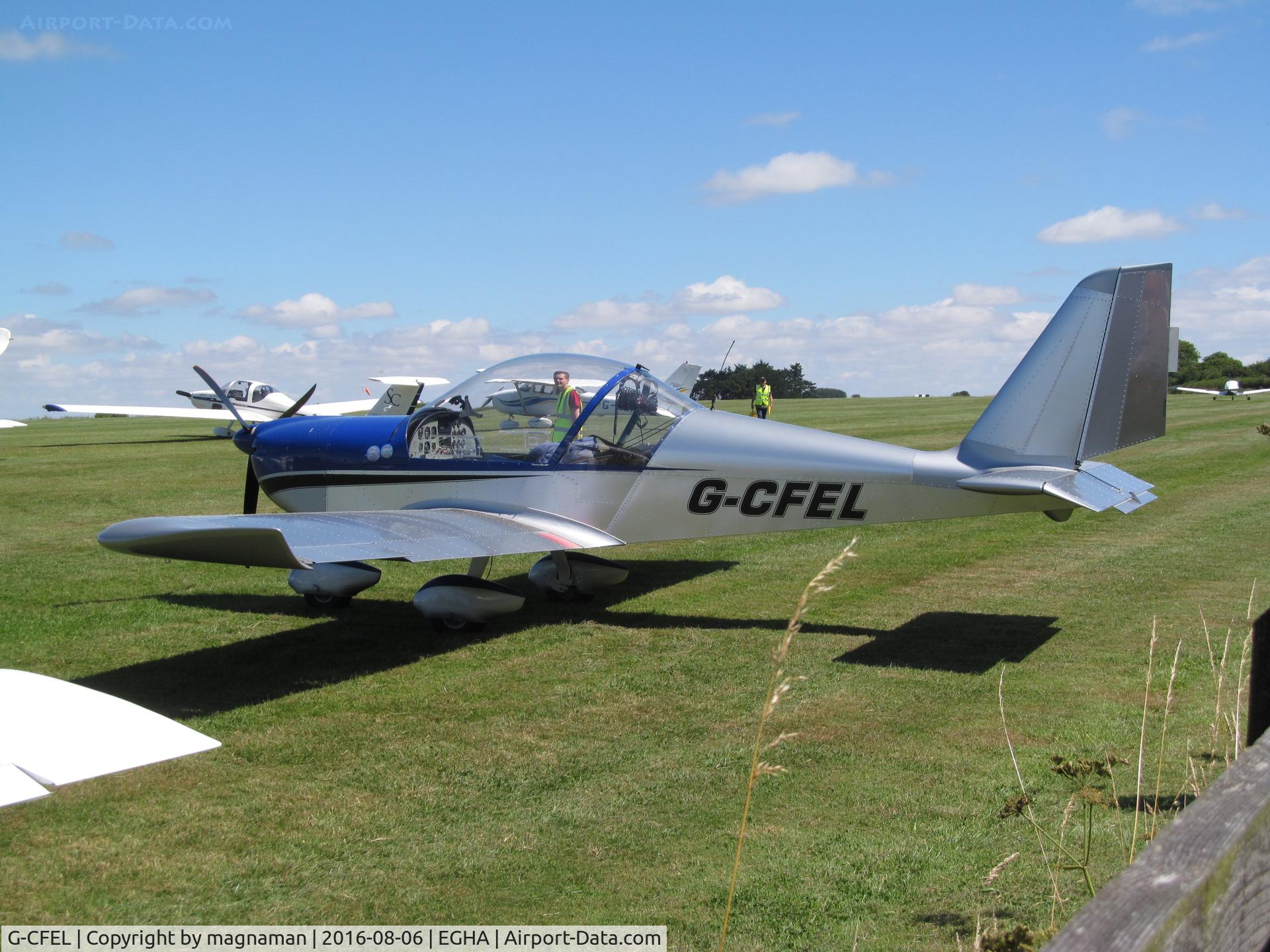 G-CFEL, 2008 Aerotechnik EV-97 Eurostar C/N PFA 315-14740, clean lines