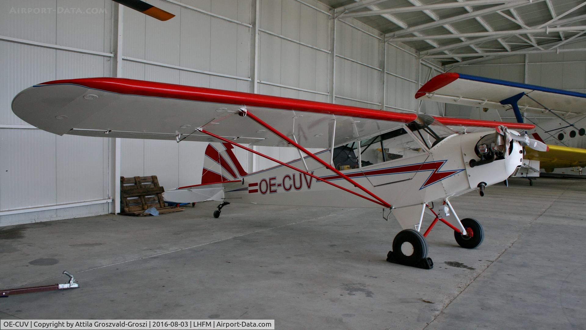 OE-CUV, 1944 Piper L-4H Grasshopper (J3C-65D) C/N 11756, Fertoszentmiklós, Meidl-Airport, Hungary