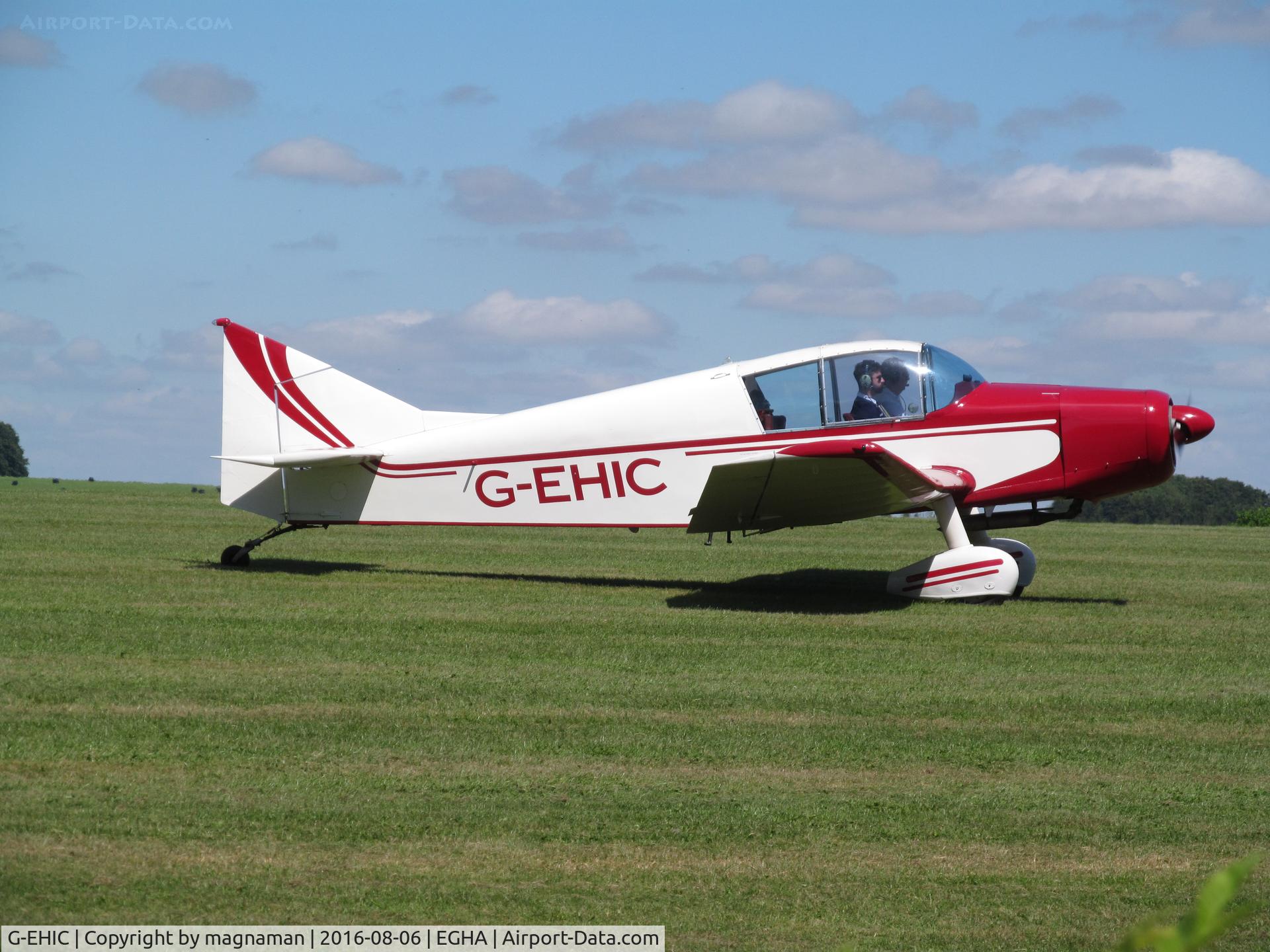 G-EHIC, 1961 Jodel D-140B Mousequetaire II C/N 53, at Compton abbas