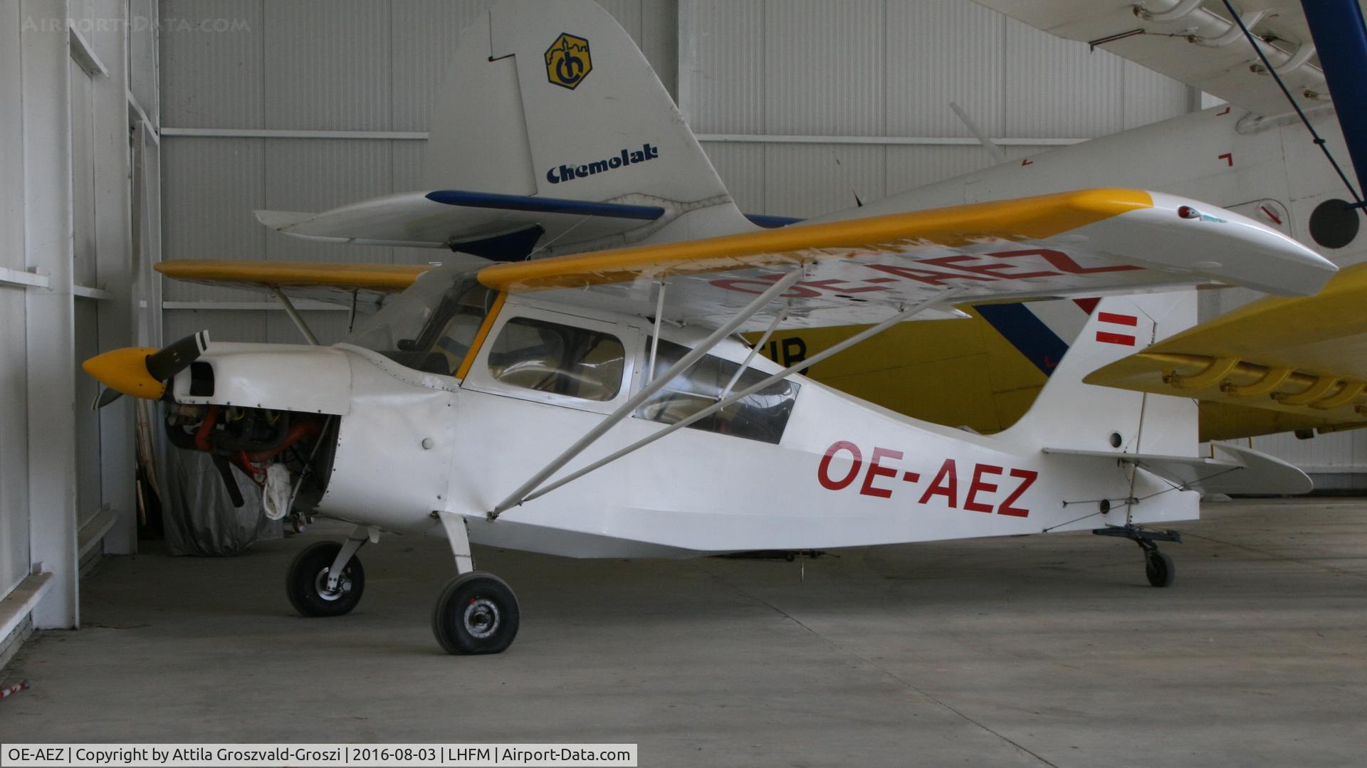 OE-AEZ, 1969 American Champion 7GCBC Citabria C/N 097, Fertoszentmiklós, Meidl-Airport, Hungary