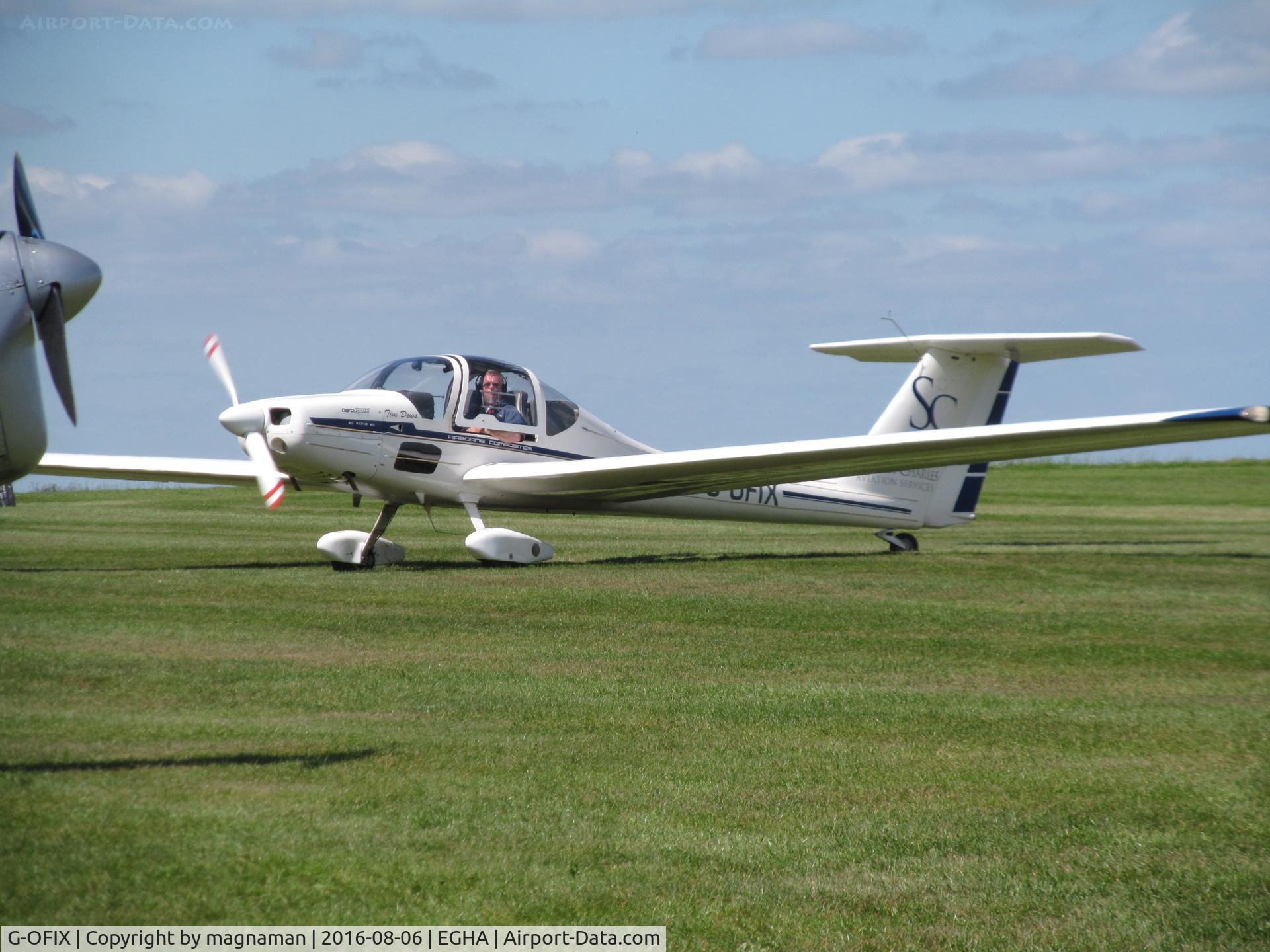 G-OFIX, 1985 Grob G-109B C/N 6394, by cafe