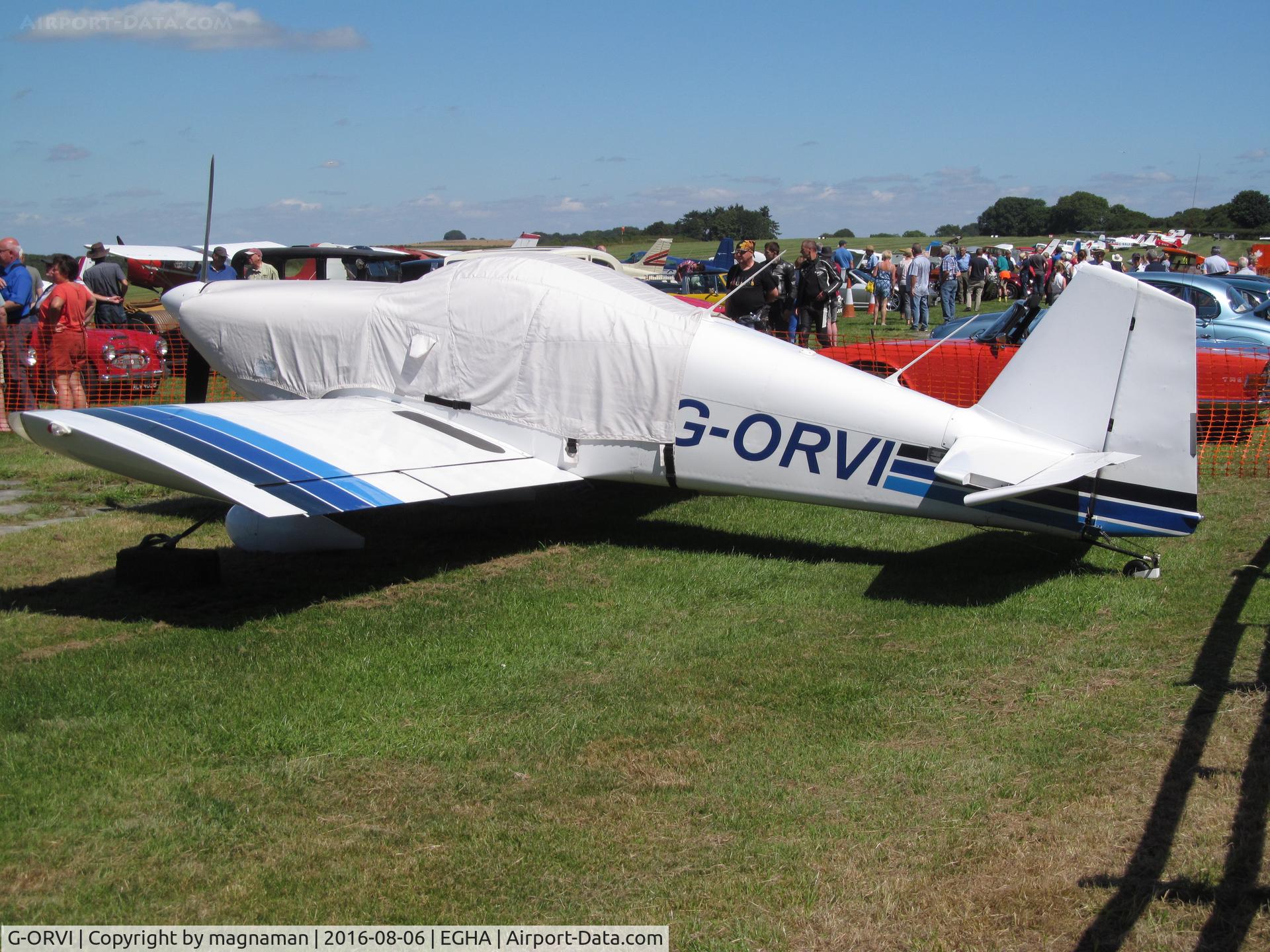G-ORVI, 1996 Vans RV-6 C/N 20036, based