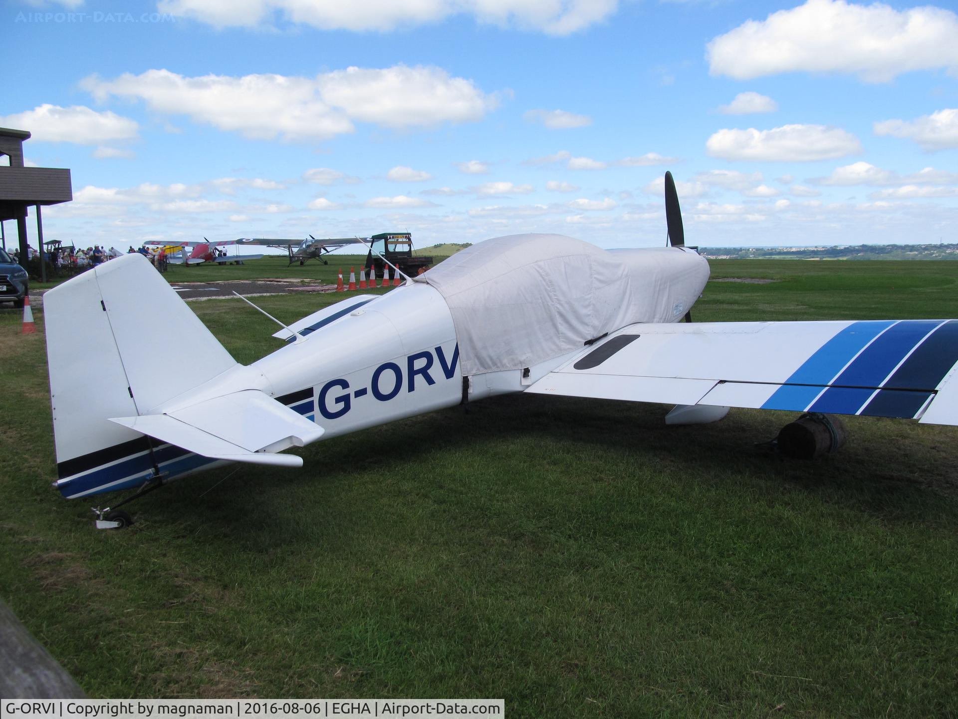 G-ORVI, 1996 Vans RV-6 C/N 20036, at home