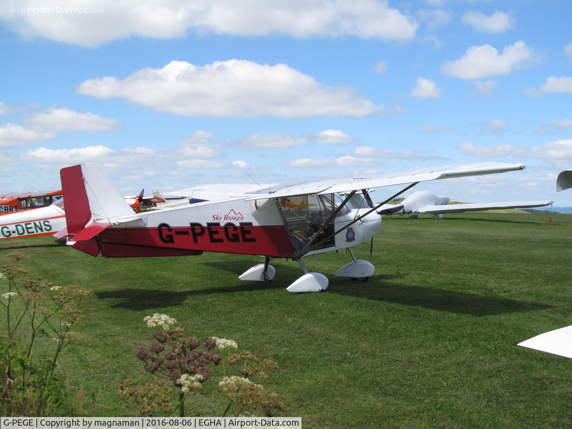 G-PEGE, 2006 Skyranger 912(2) C/N BMAA/HB/479, on grass at compton