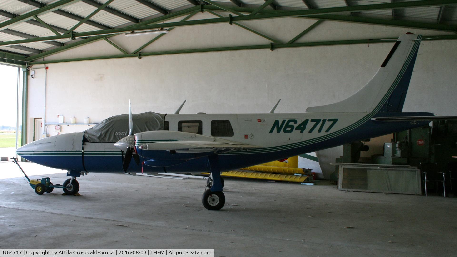 N64717, 1982 Piper PA-60-602P Aerostar C/N 60-8265039, Fertoszentmiklós, Meidl-Airport, Hungary