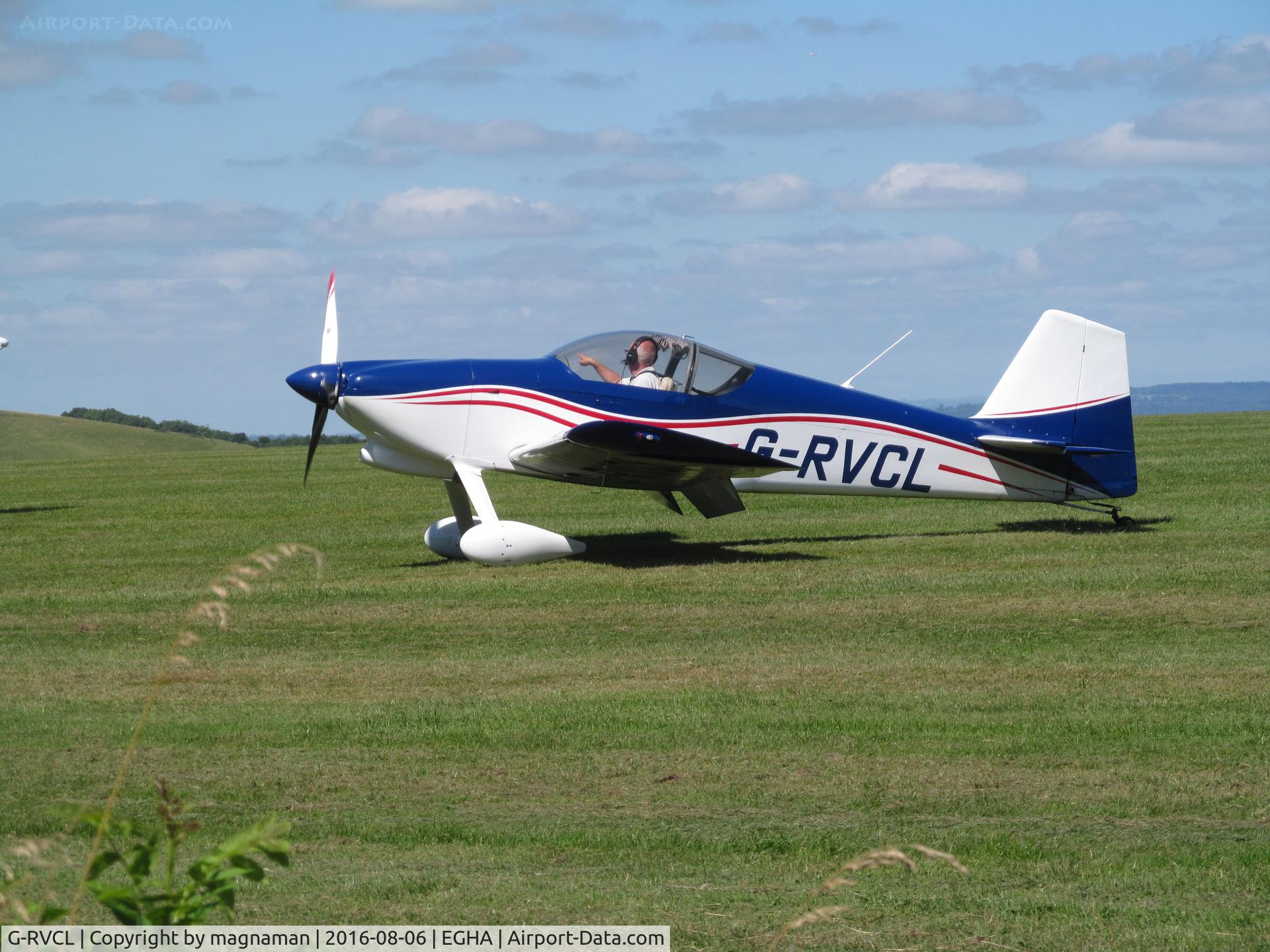 G-RVCL, 1999 Vans RV-6 C/N PFA 181A-13439, about to leave