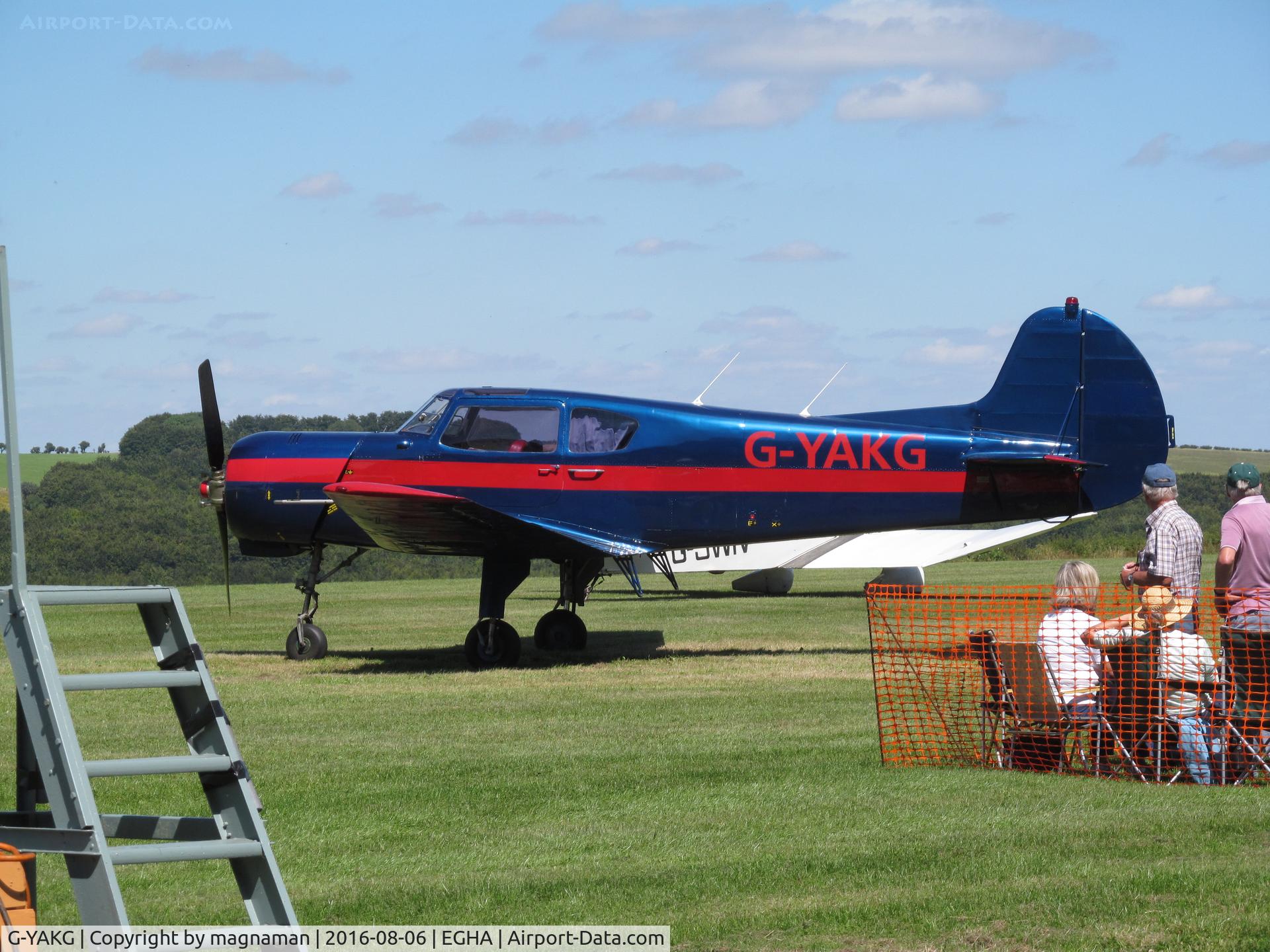 G-YAKG, 1979 Yakovlev Yak-18T C/N 22202034023, in sun