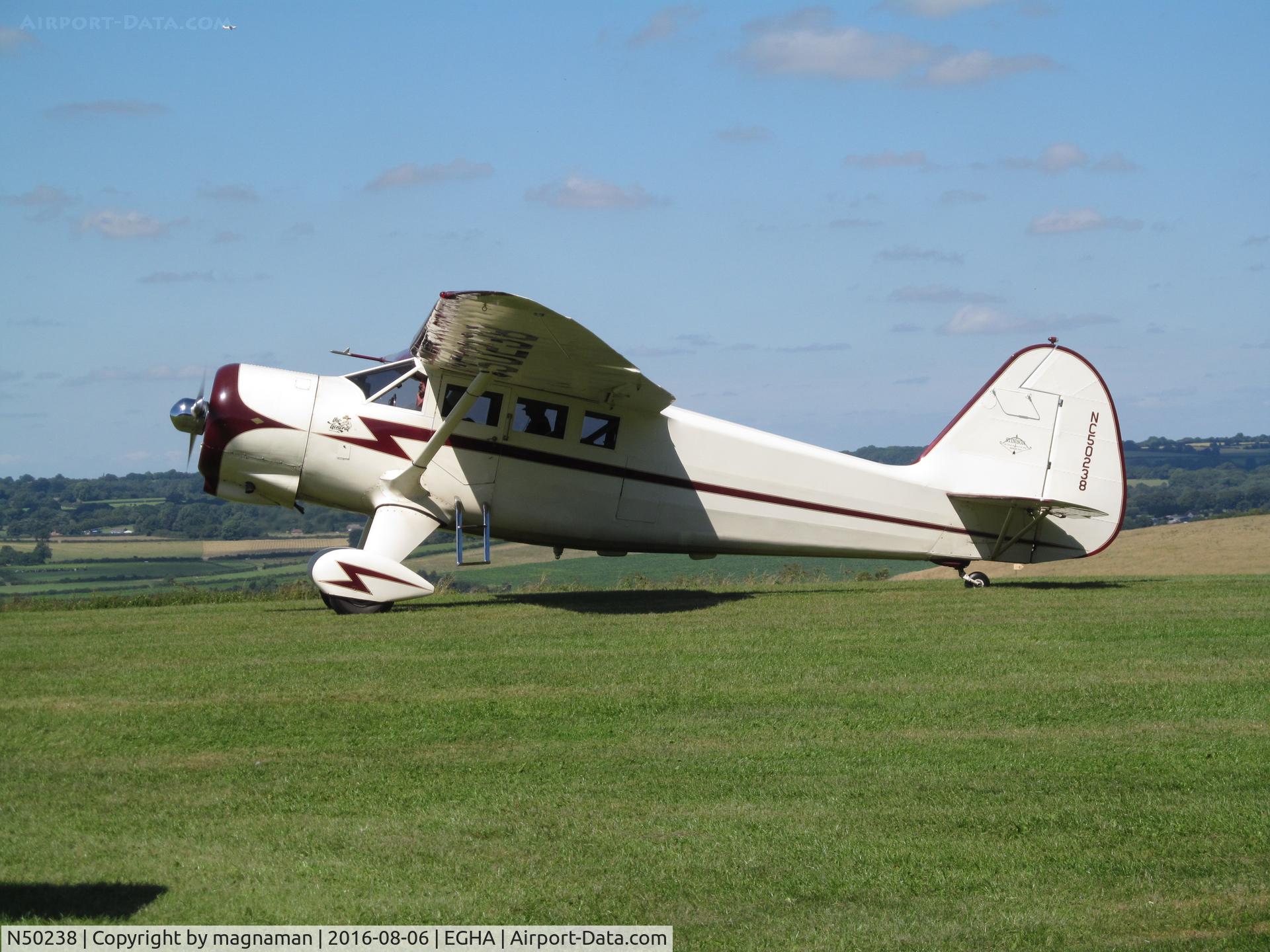 N50238, 1942 Stinson V77 Reliant C/N 77-248, at compton