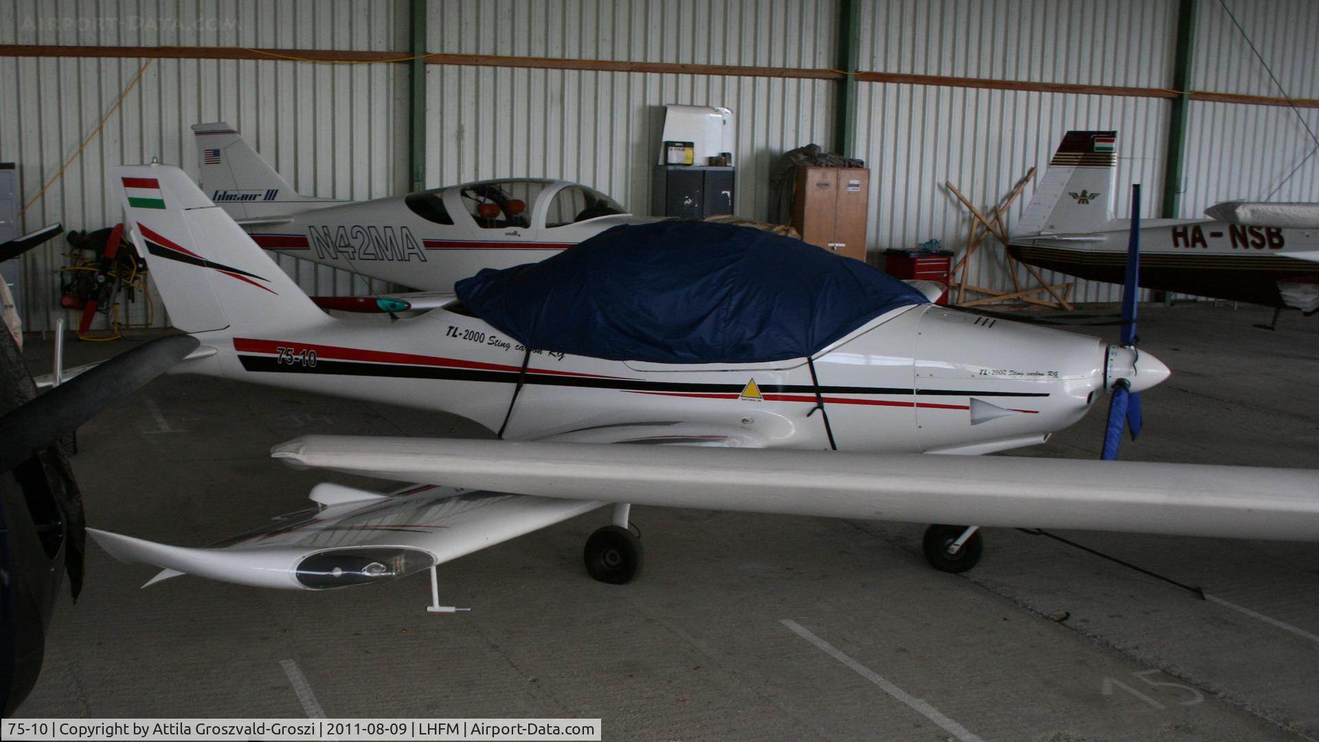 75-10, TL Ultralight TL-2000 Sting Carbon RG C/N 06ST155, Fertoszentmiklós, Meidl-Airport, Hungary