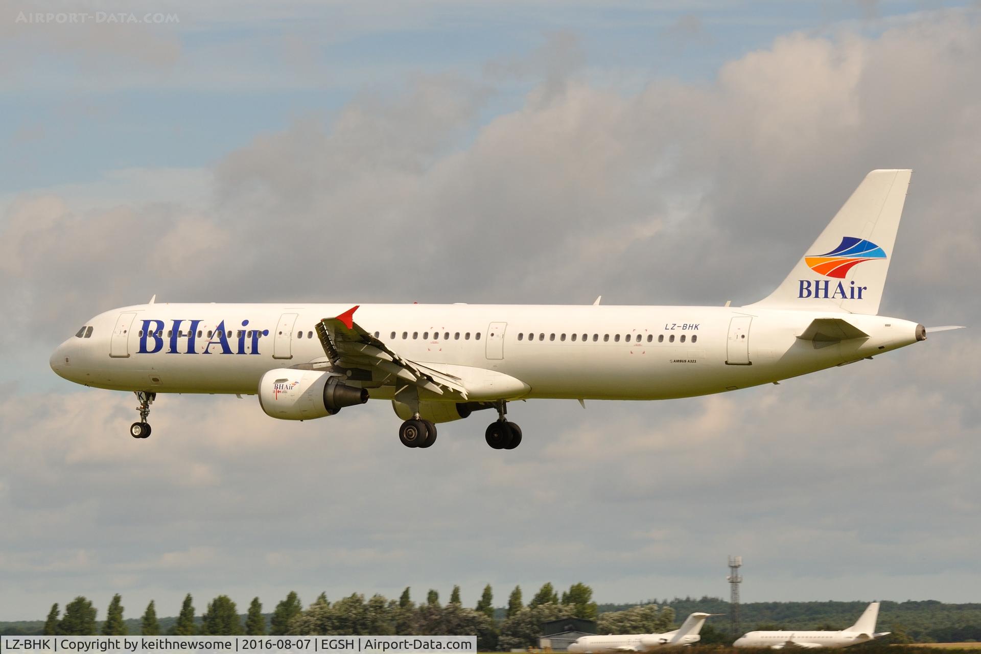 LZ-BHK, 2001 Airbus A321-211 C/N 1554, Regular Visitor.