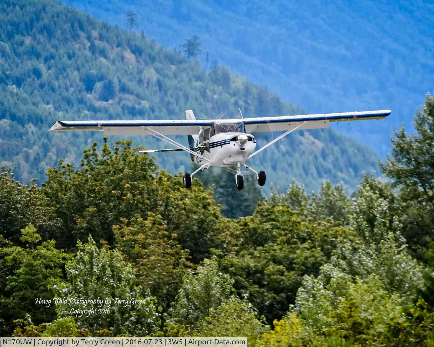 N170UW, Cessna 170 C/N 18403, 2016 North Cascades Vintage Aircraft Museum Fly-In Mears Field 3W5 Concrete Washington