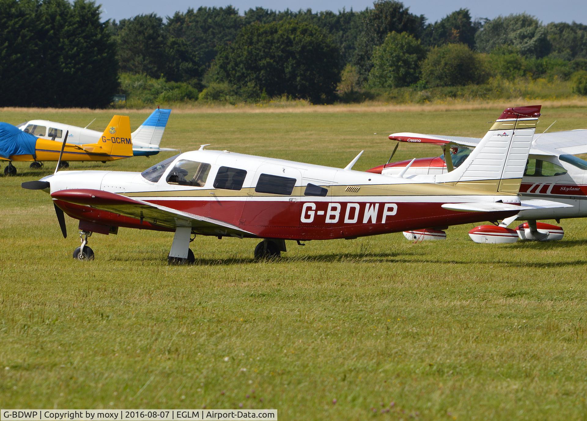 G-BDWP, 1976 Piper PA-32R-300 Cherokee Lance C/N 32R-7680176, Piper PA-32R-300 Cherokee Lance at White Waltham. Ex N8784E
