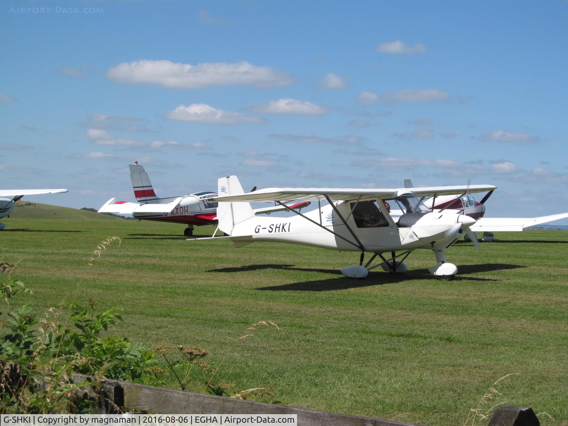 G-SHKI, 2013 Comco Ikarus C42 FB80 C/N 1311-7292, at fly in