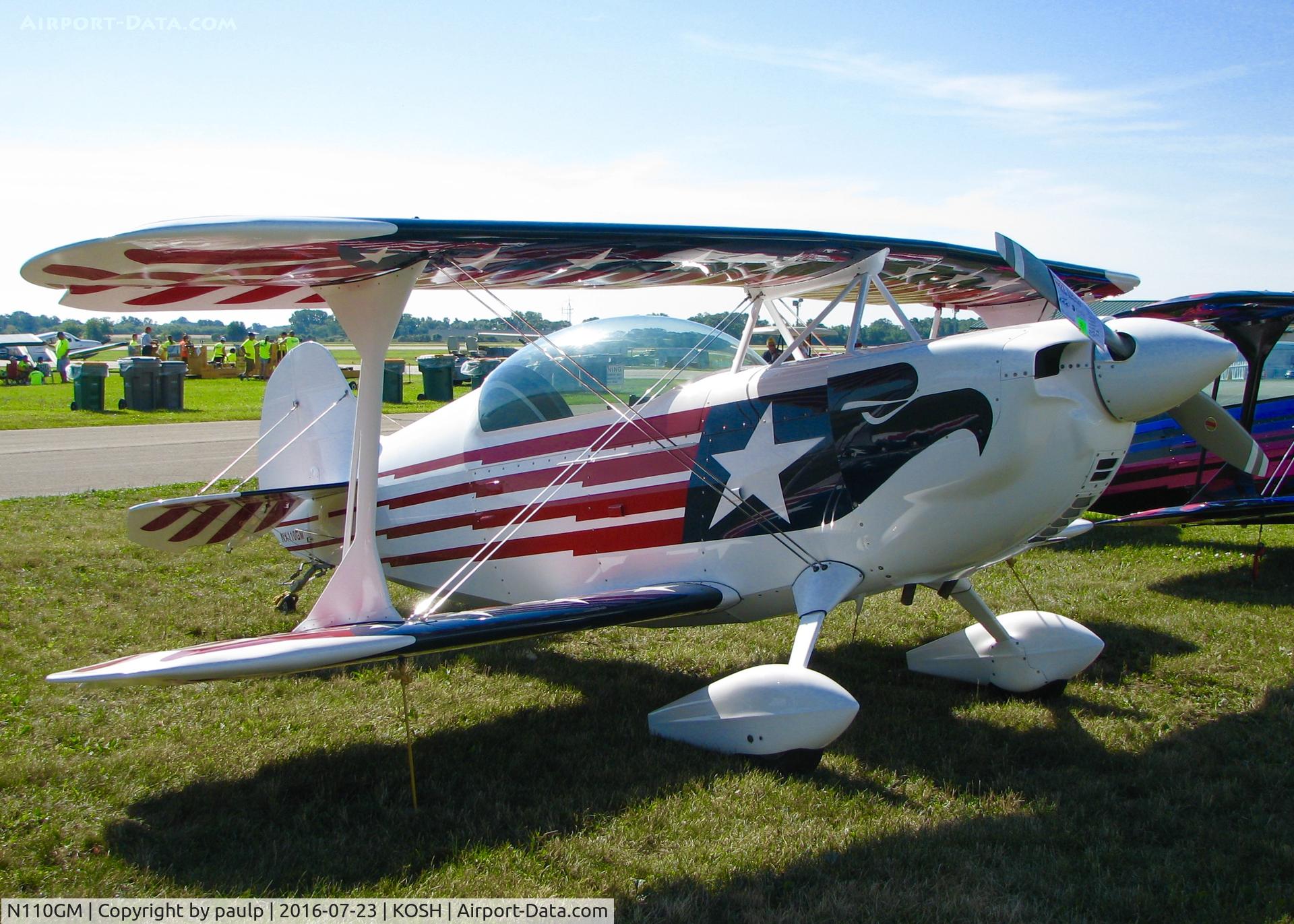 N110GM, 1984 Christen Eagle II C/N MCKENZIE 0001, AirVenture 2016.