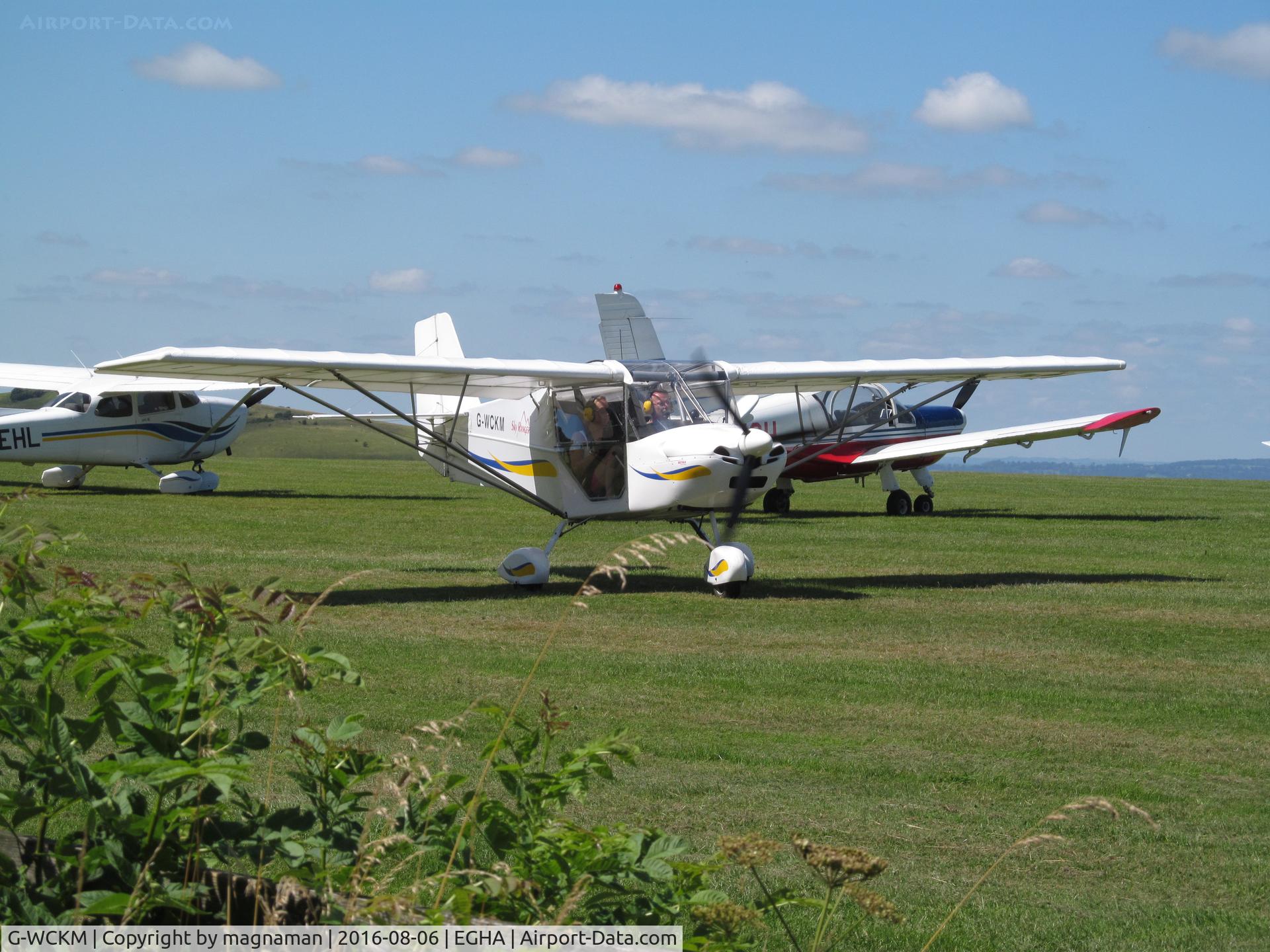 G-WCKM, 2011 Skyranger Swift 912S(1) C/N BMAA/HB/611, leaving fly in