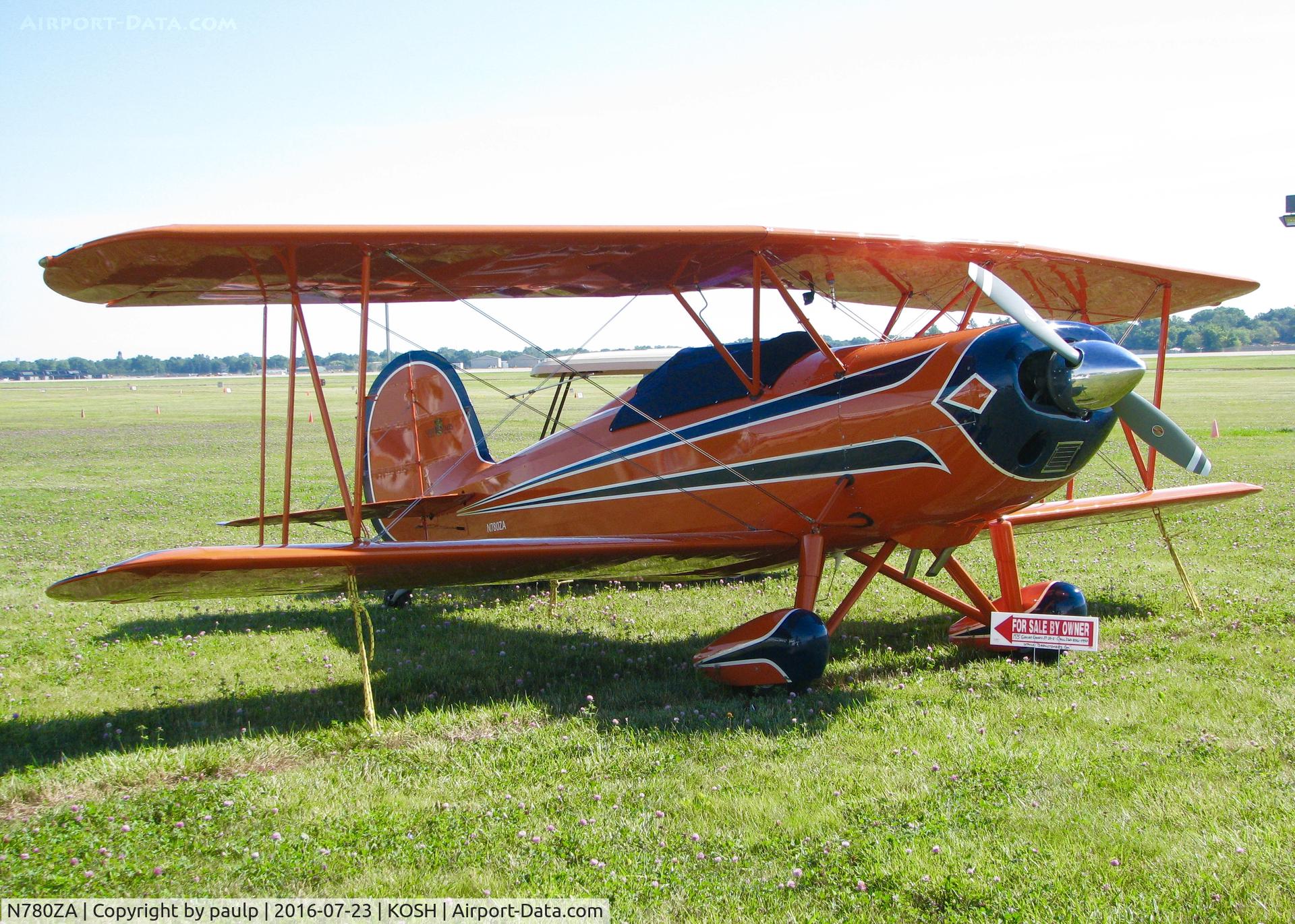 N780ZA, 1975 Great Lakes 2T-1A-2 Sport Trainer C/N 0718, AirVenture 2016.