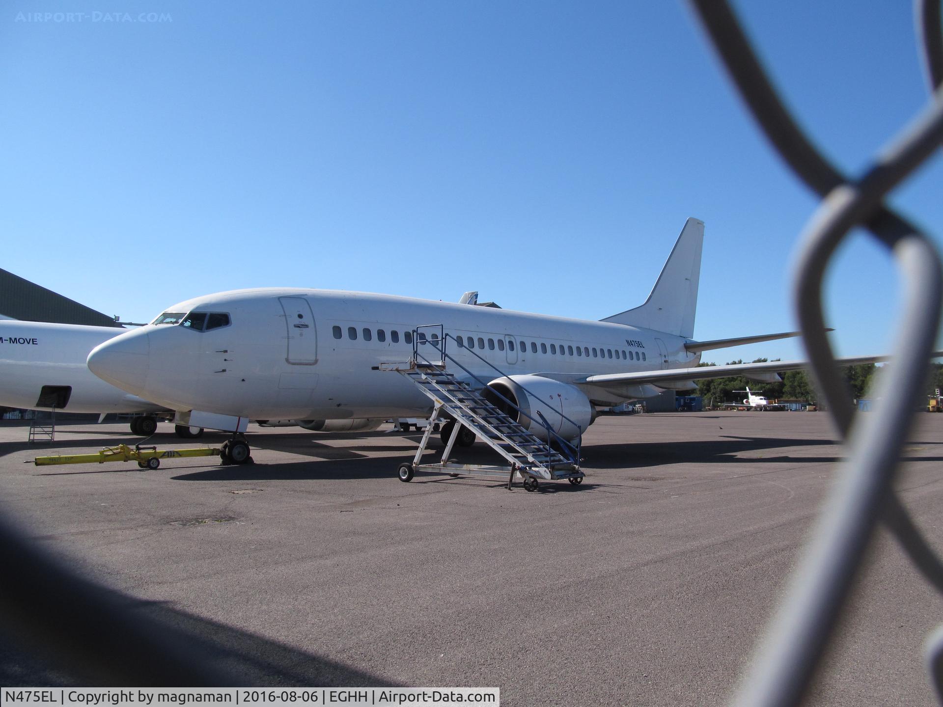 N475EL, Boeing 737 C/N 24754, at hurn
