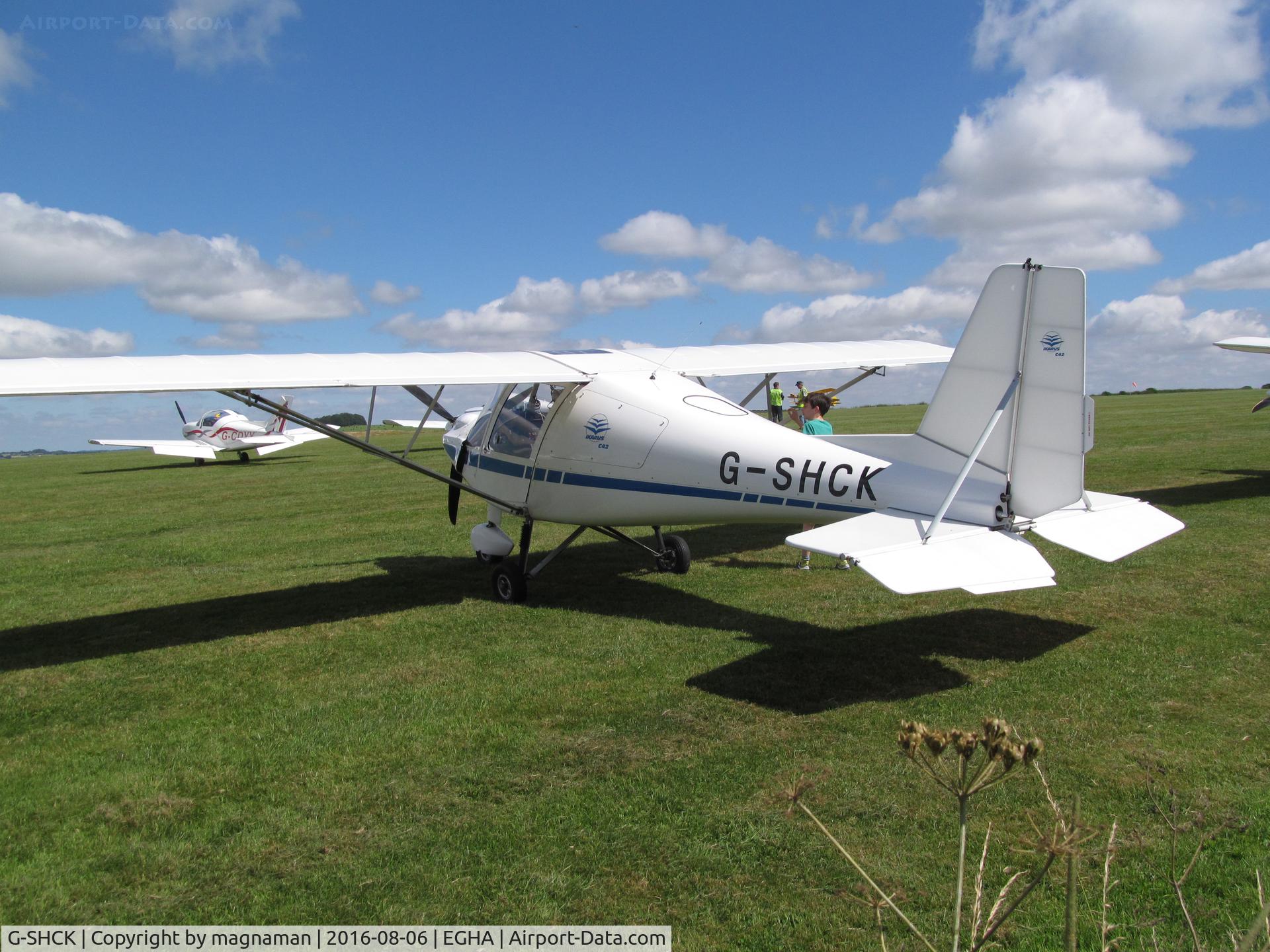 G-SHCK, 2015 Comco Ikarus C42 FB80 C/N 1510-7426, at fly in