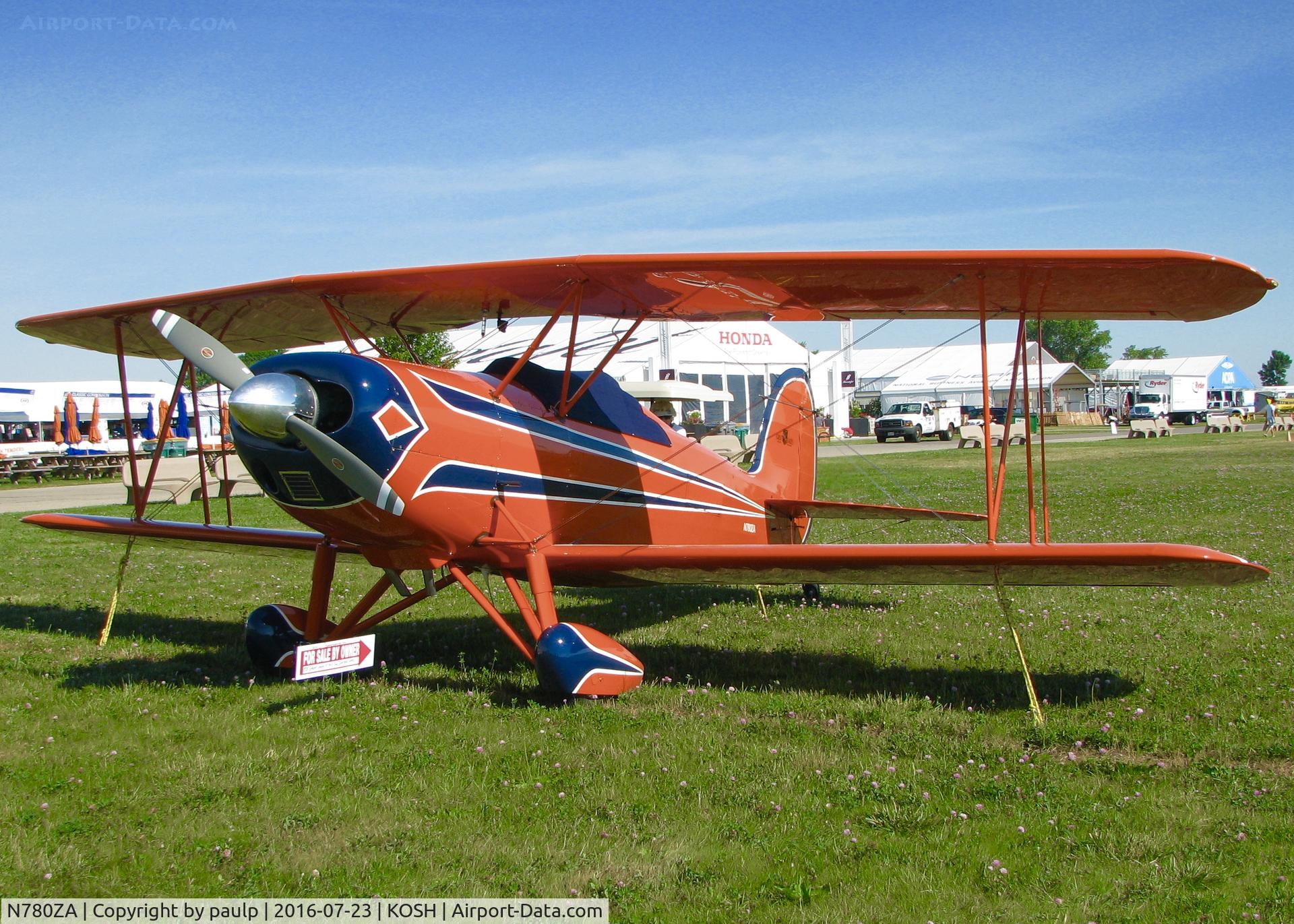 N780ZA, 1975 Great Lakes 2T-1A-2 Sport Trainer C/N 0718, AirVenture 2016.