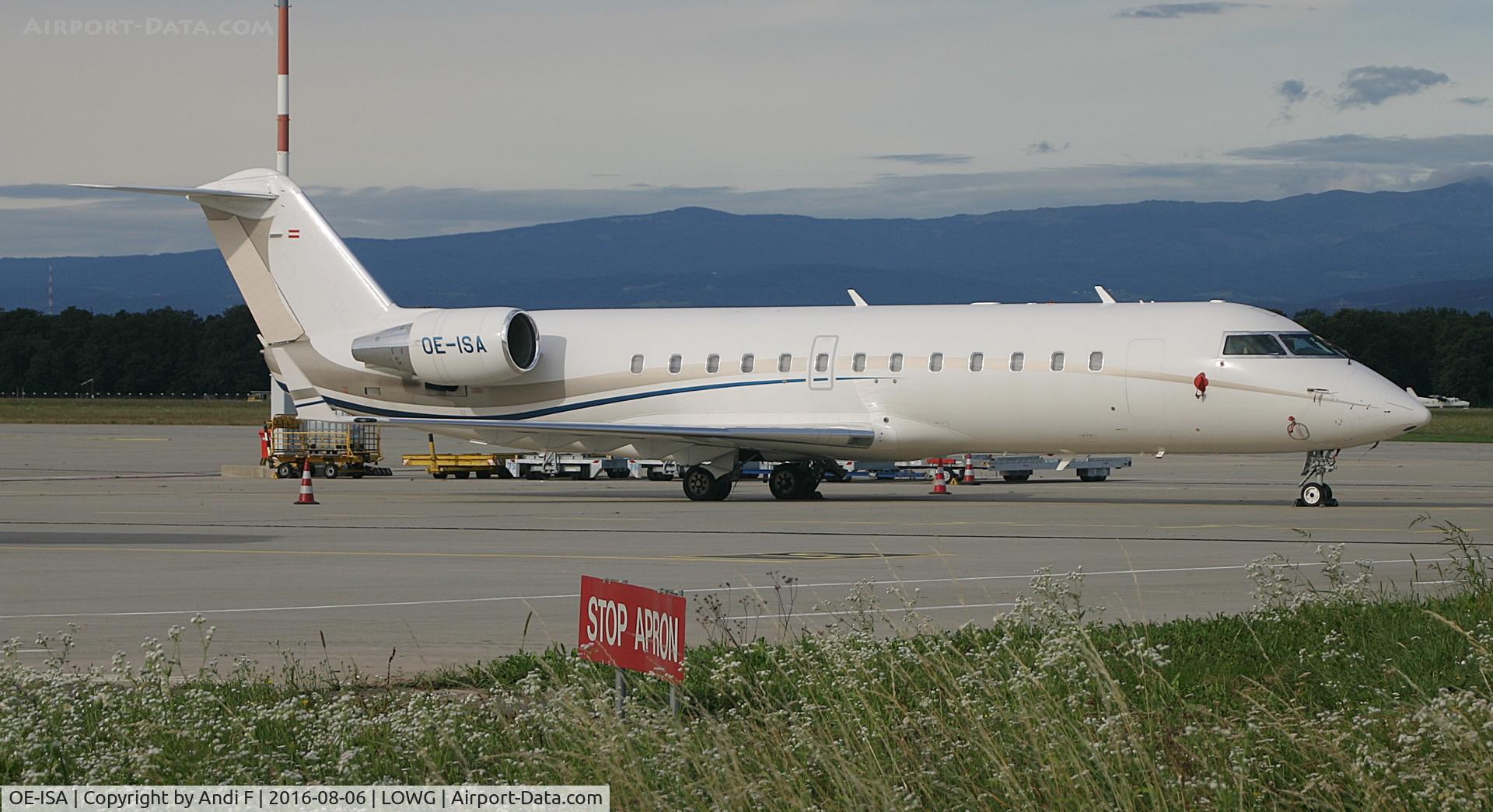 OE-ISA, 2007 Bombardier Challenger 850 (CL-600-2B19) C/N 8043, Jetalliance Canadair Challenger 850