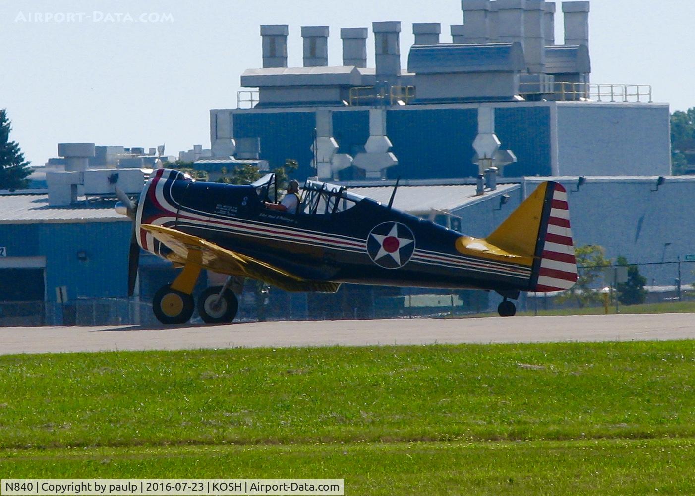 N840, 1940 North American P-64 C/N 68-3061, AirVenture 2016.
