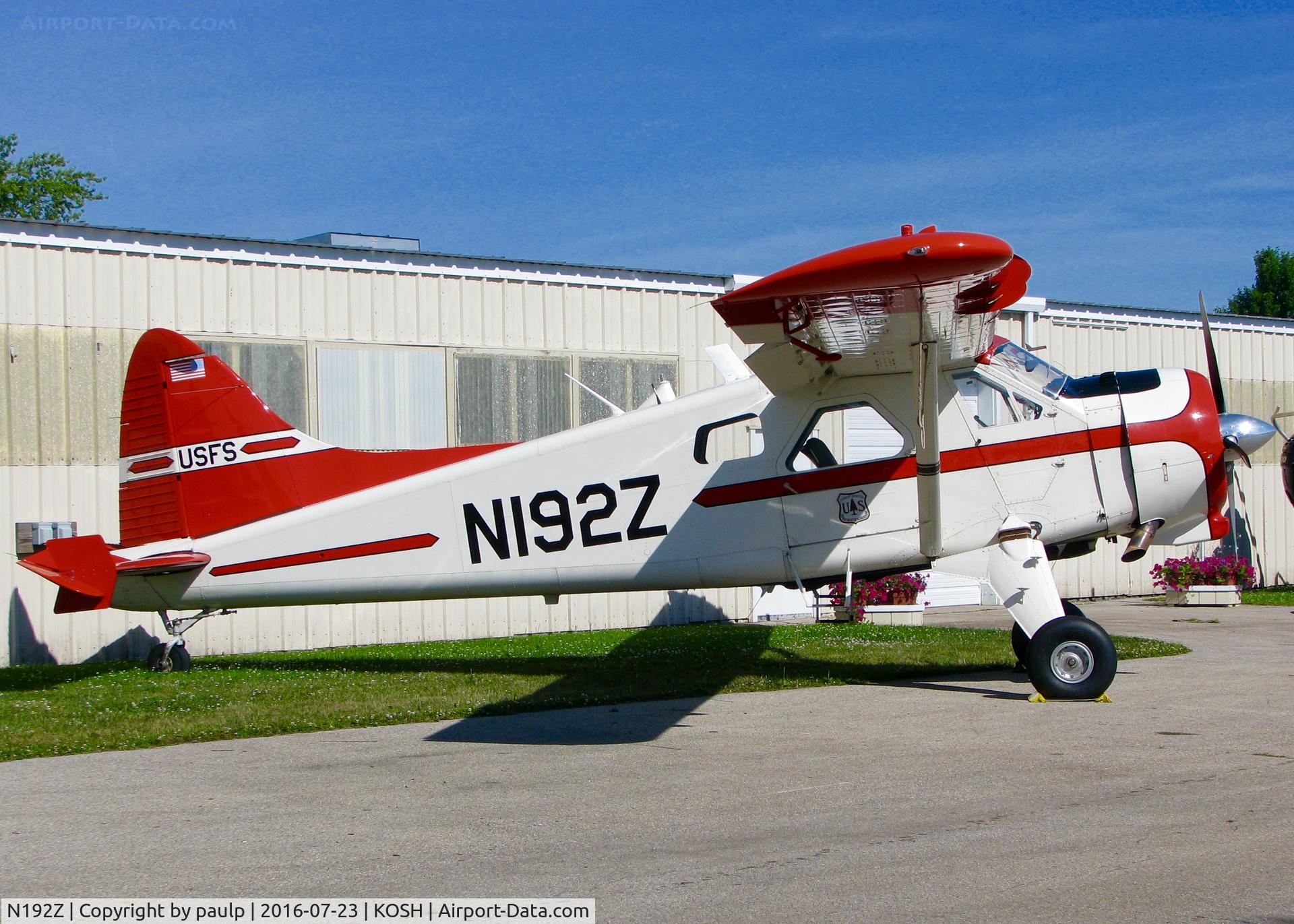 N192Z, 1959 De Havilland Canada DHC-2 Beaver Mk.1 C/N 1347, AirVenture 2016.